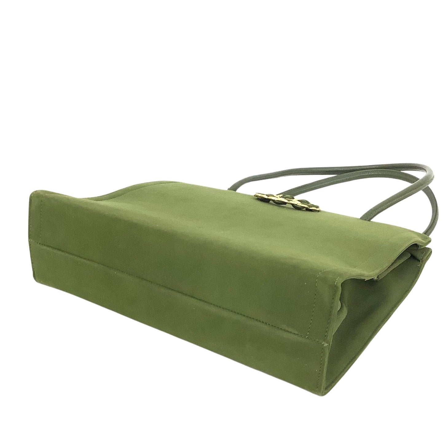 Green Suede Purse Green / Leather / Vintage 1960s