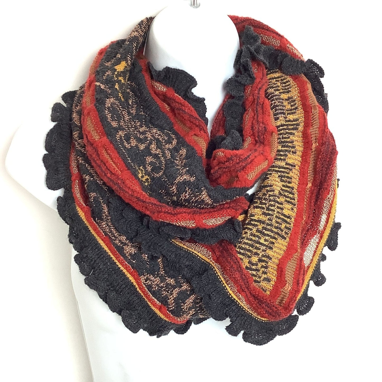 Guillaum de Mons Scarf Multicolor / Nylon / Infinity