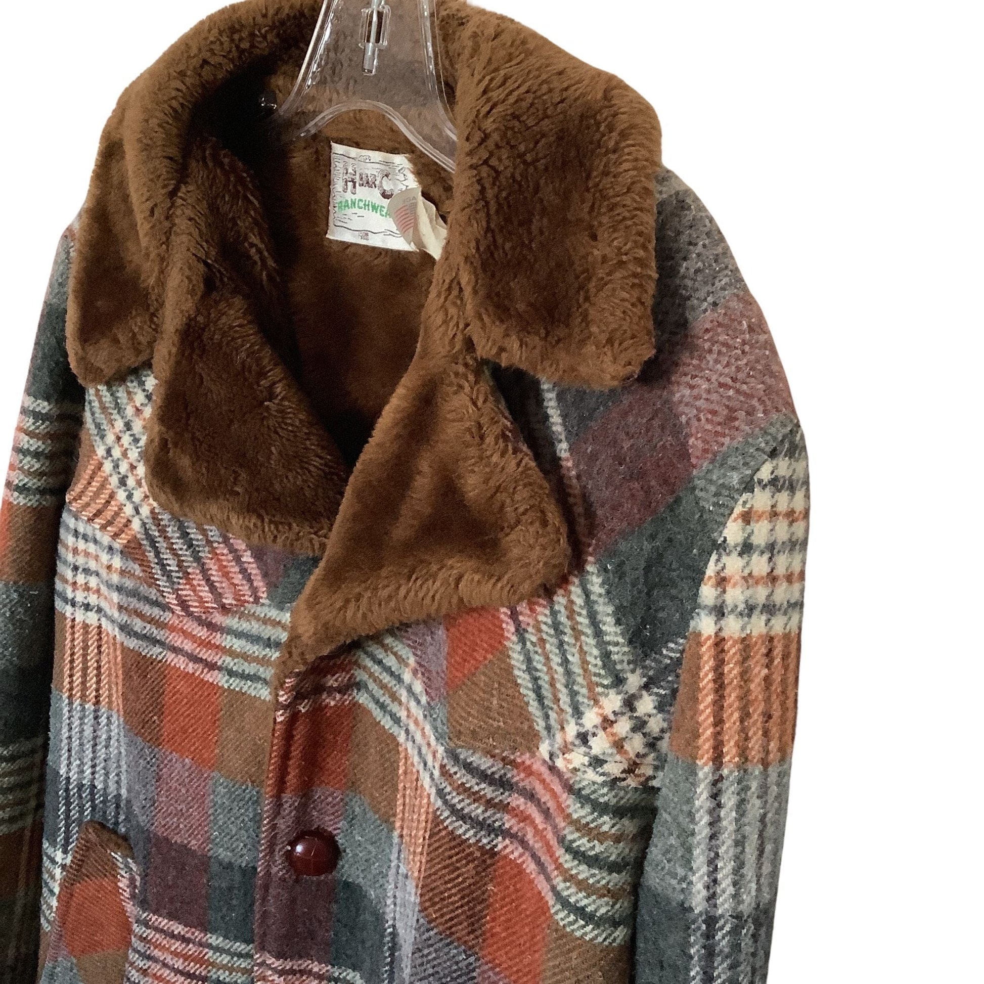 H-Bar-C Wool Jacket Small / Multicolor / Western