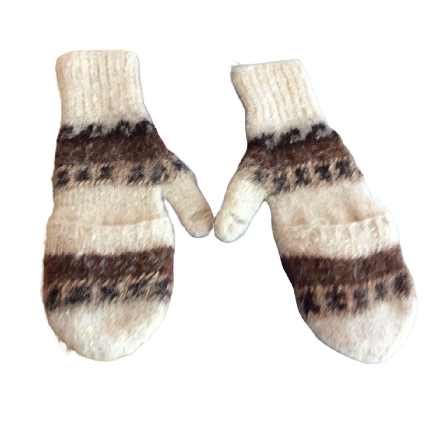 Hand Made Wool Mittens Multi / Wool / Boho