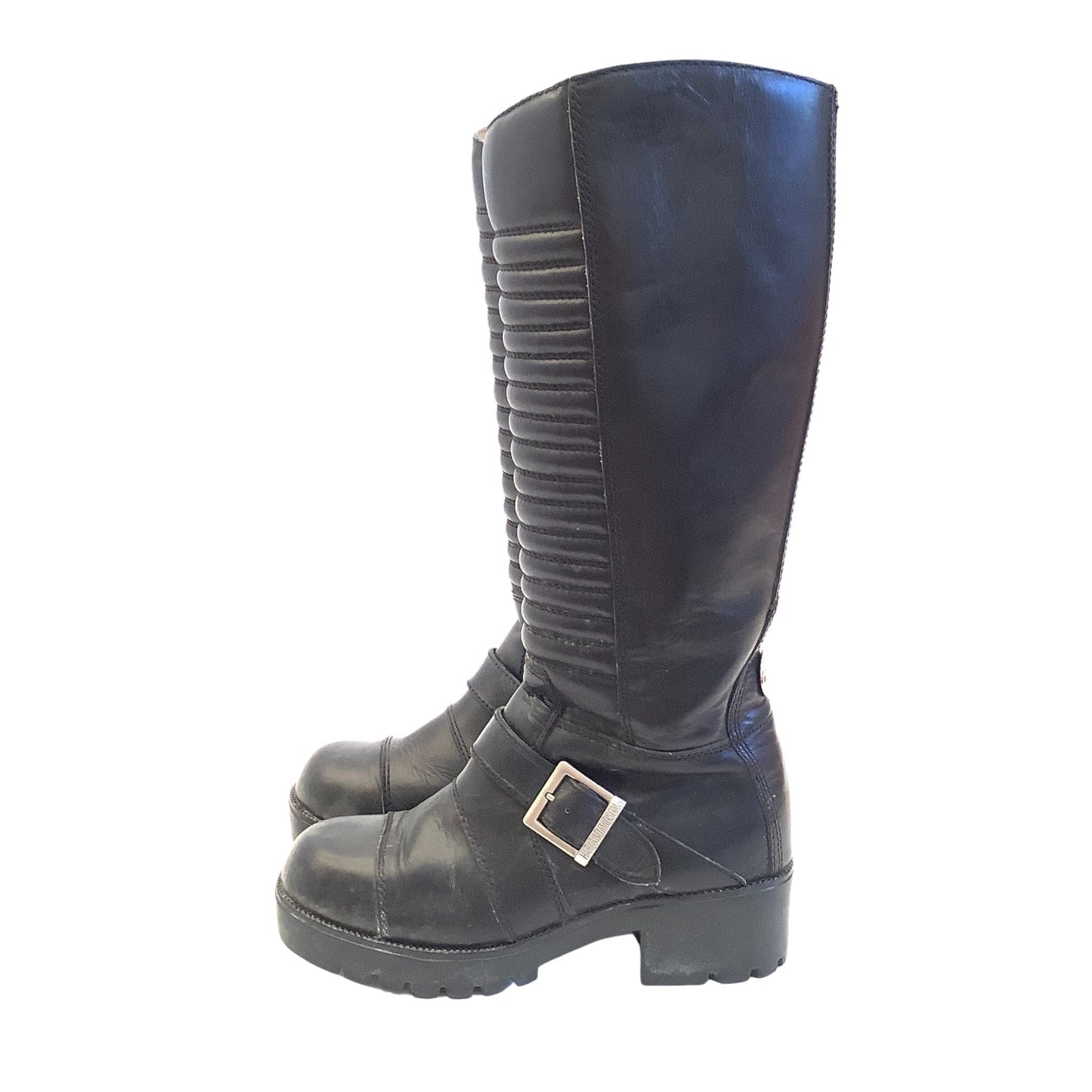 Harley Moto Boots 7 / Black / Y2K - Now