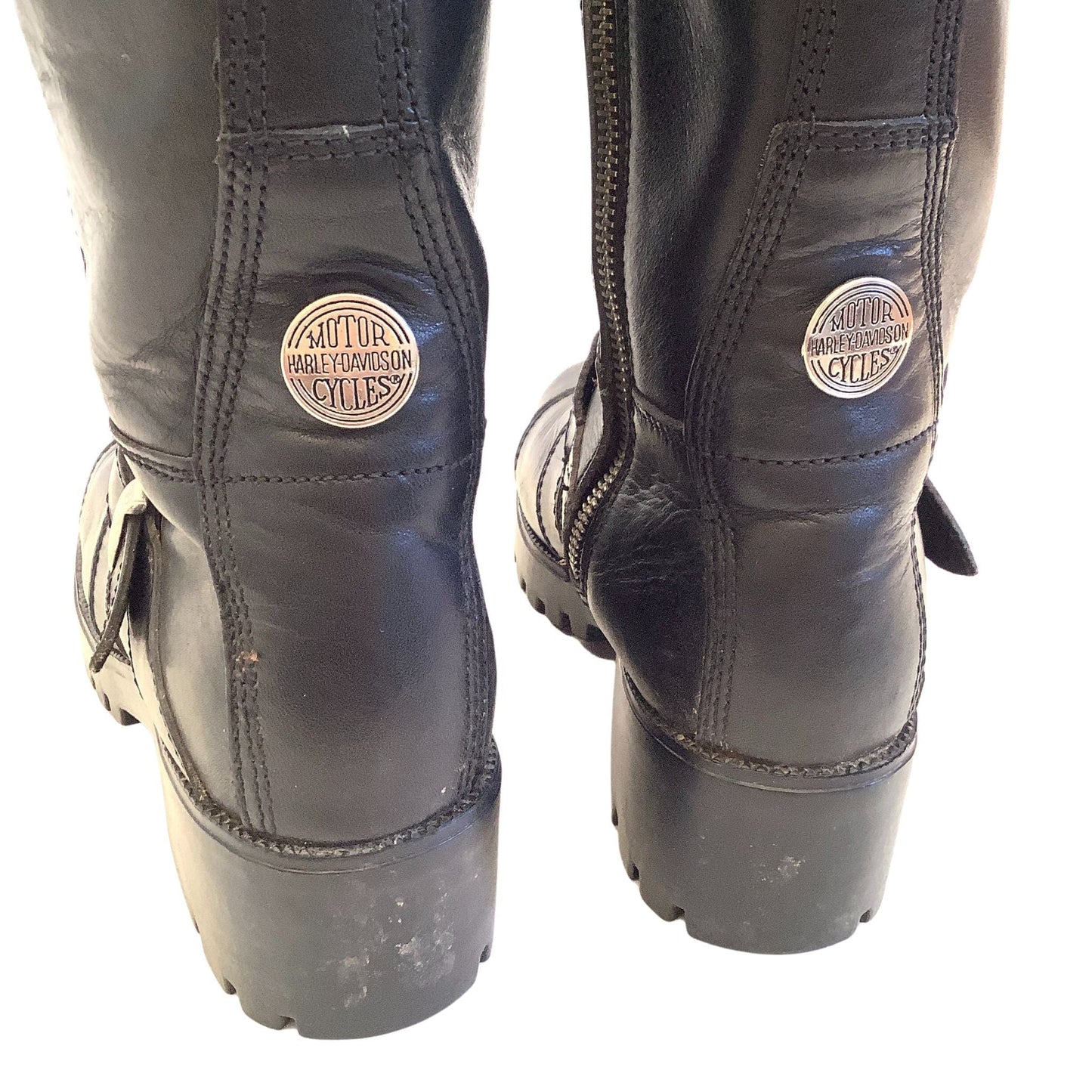 Harley Moto Boots 7 / Black / Y2K - Now