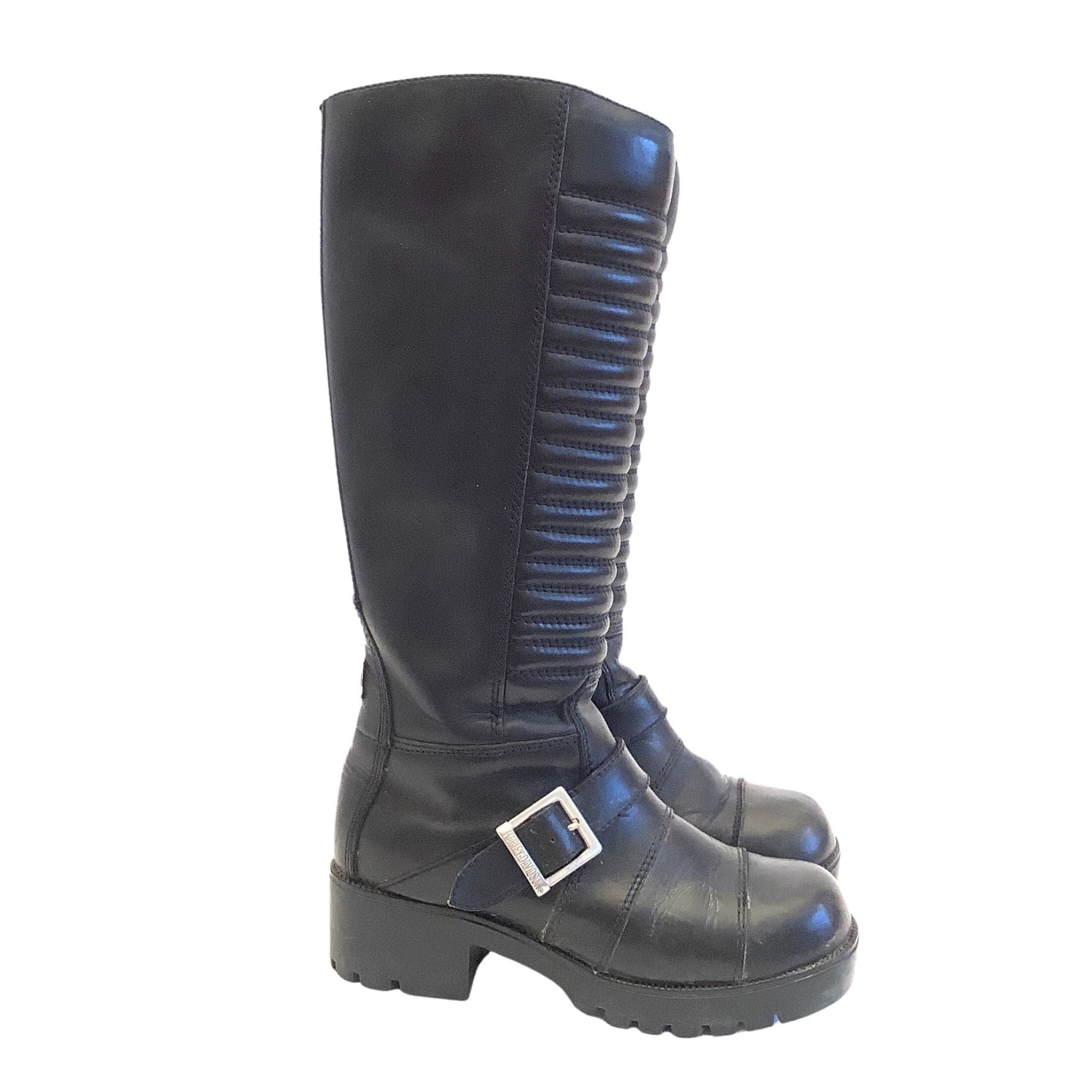 Harley Moto Boots 7 / Black / Y2K - Now