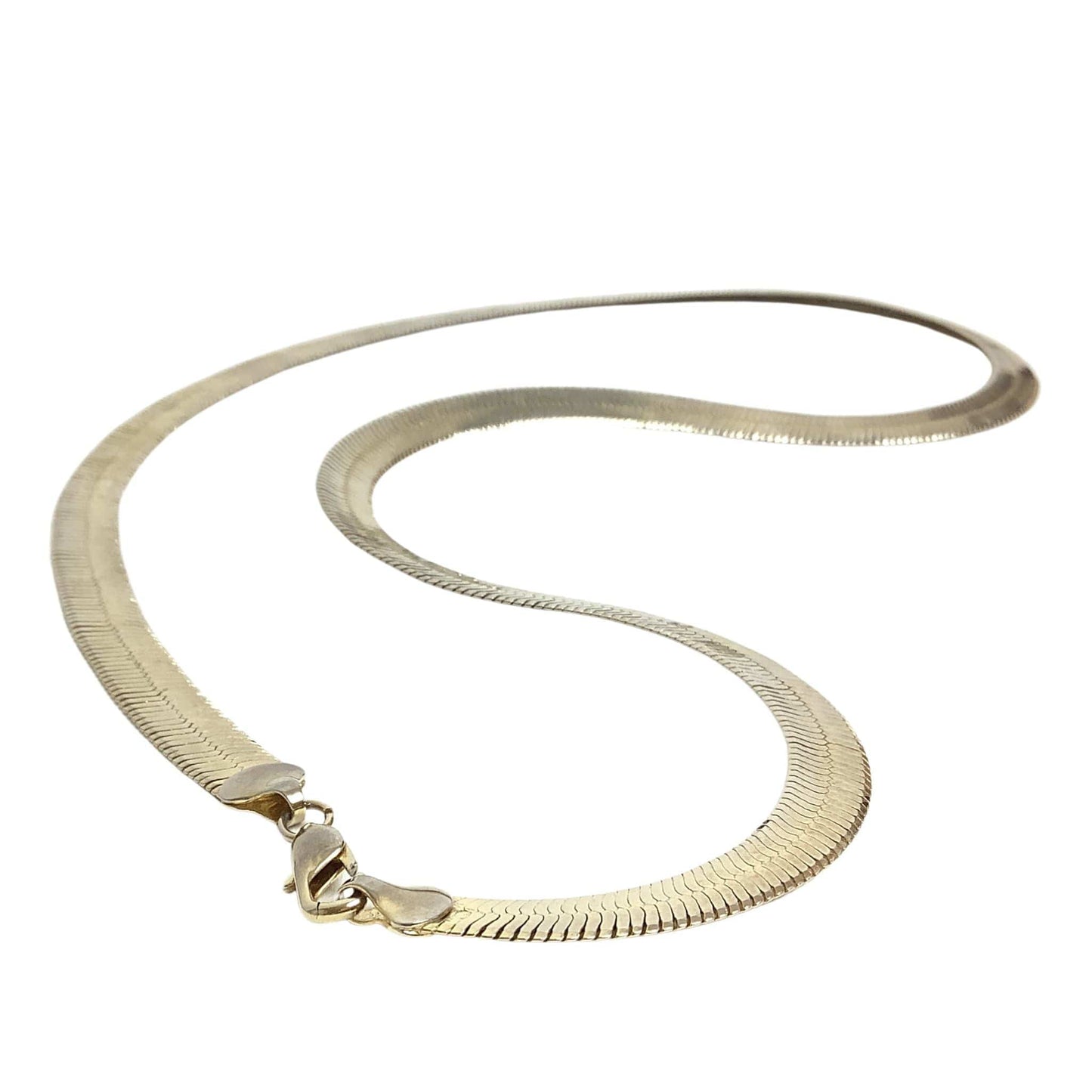 Herringbone Gold-Tone Chain Gold / Metal / Chain