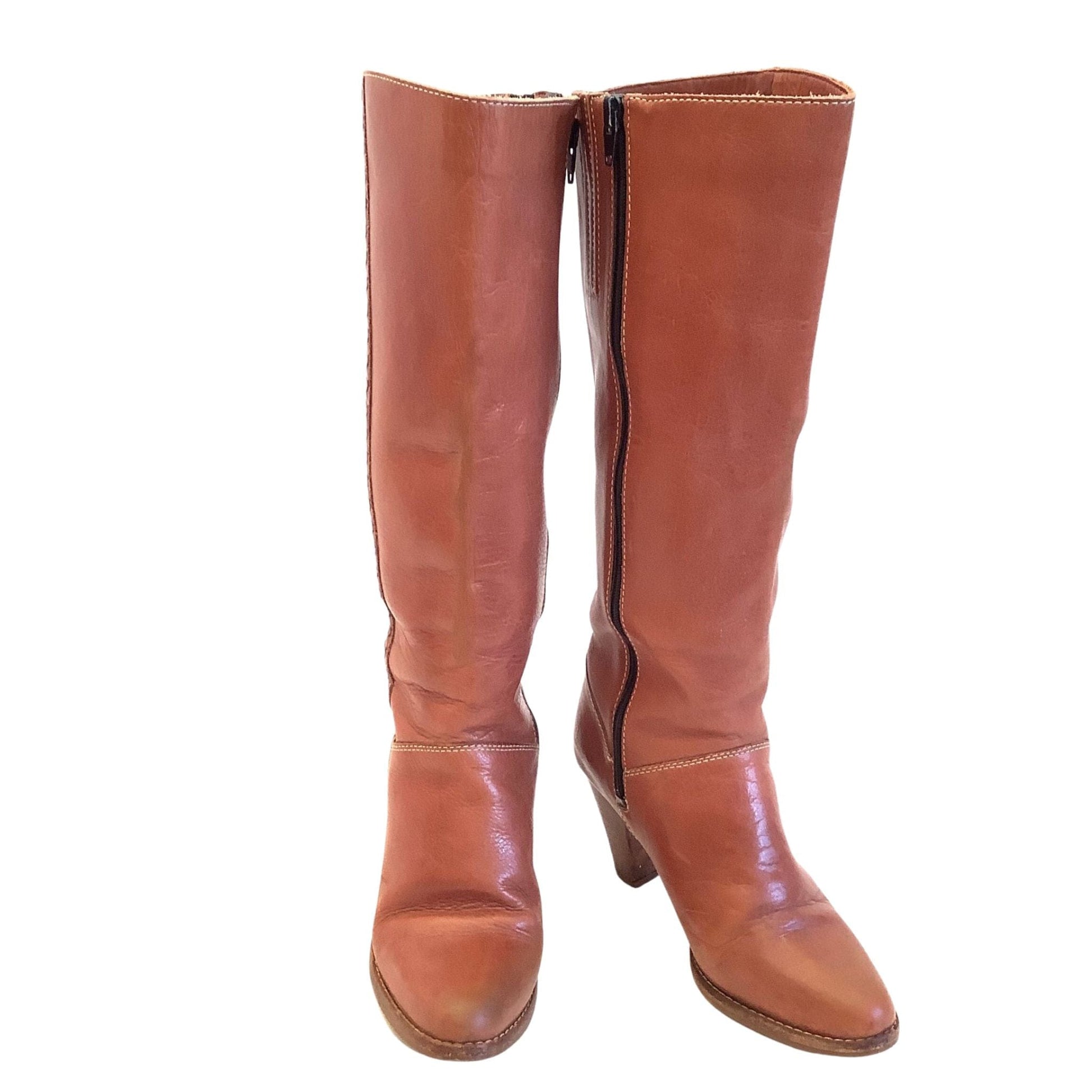 Imperial Heeled Boots 6.5 / Tan / Boho