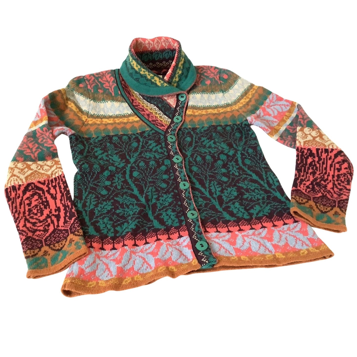 Ivko Serbia Cardigan Sweater Small / Multi / Y2K - Now