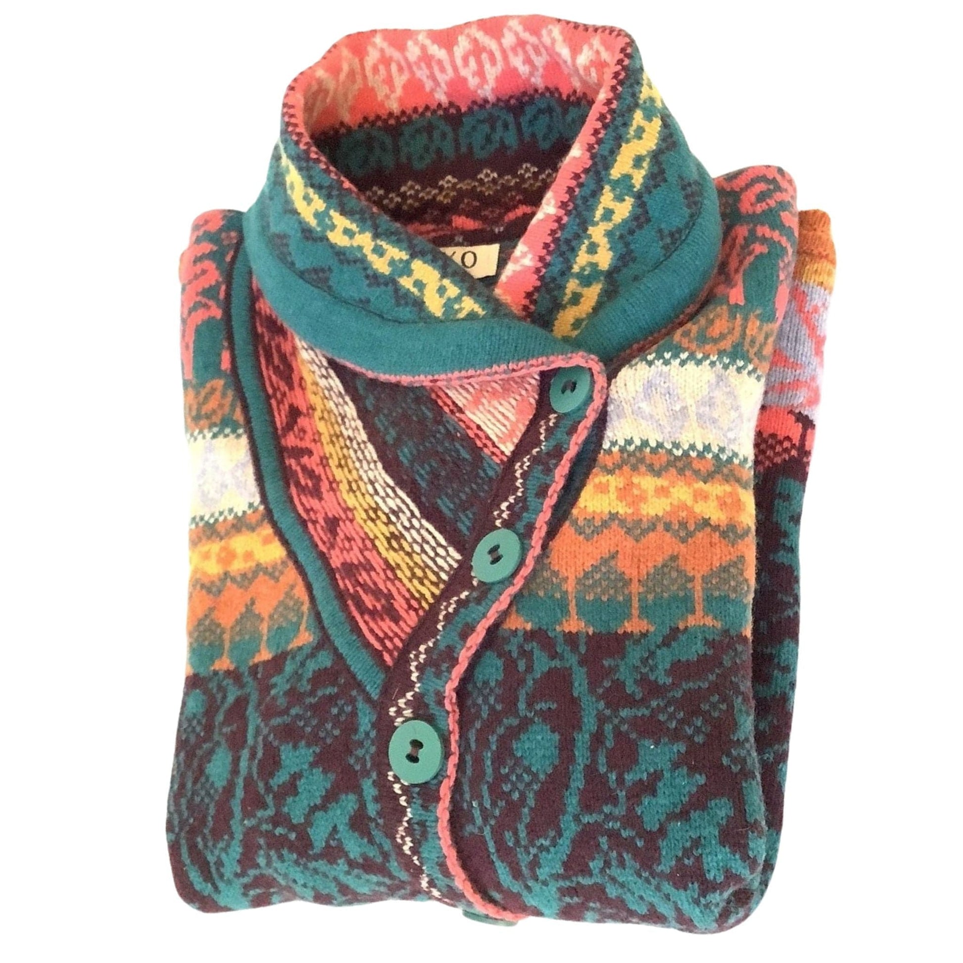 Ivko Serbia Cardigan Sweater Small / Multi / Y2K - Now