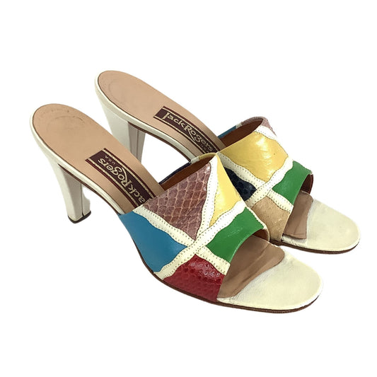 Jack Rogers Mules 7 / Multicolor / Almond