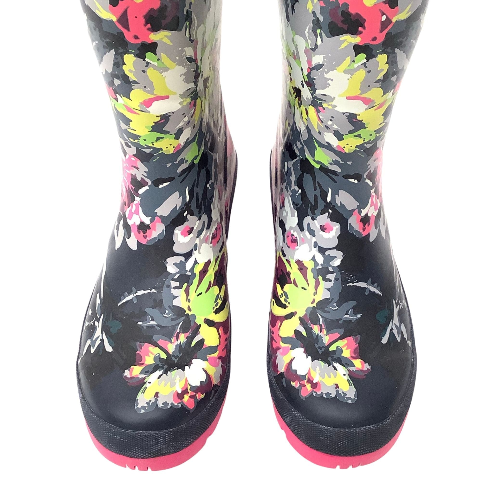 Joules navy rain boots online