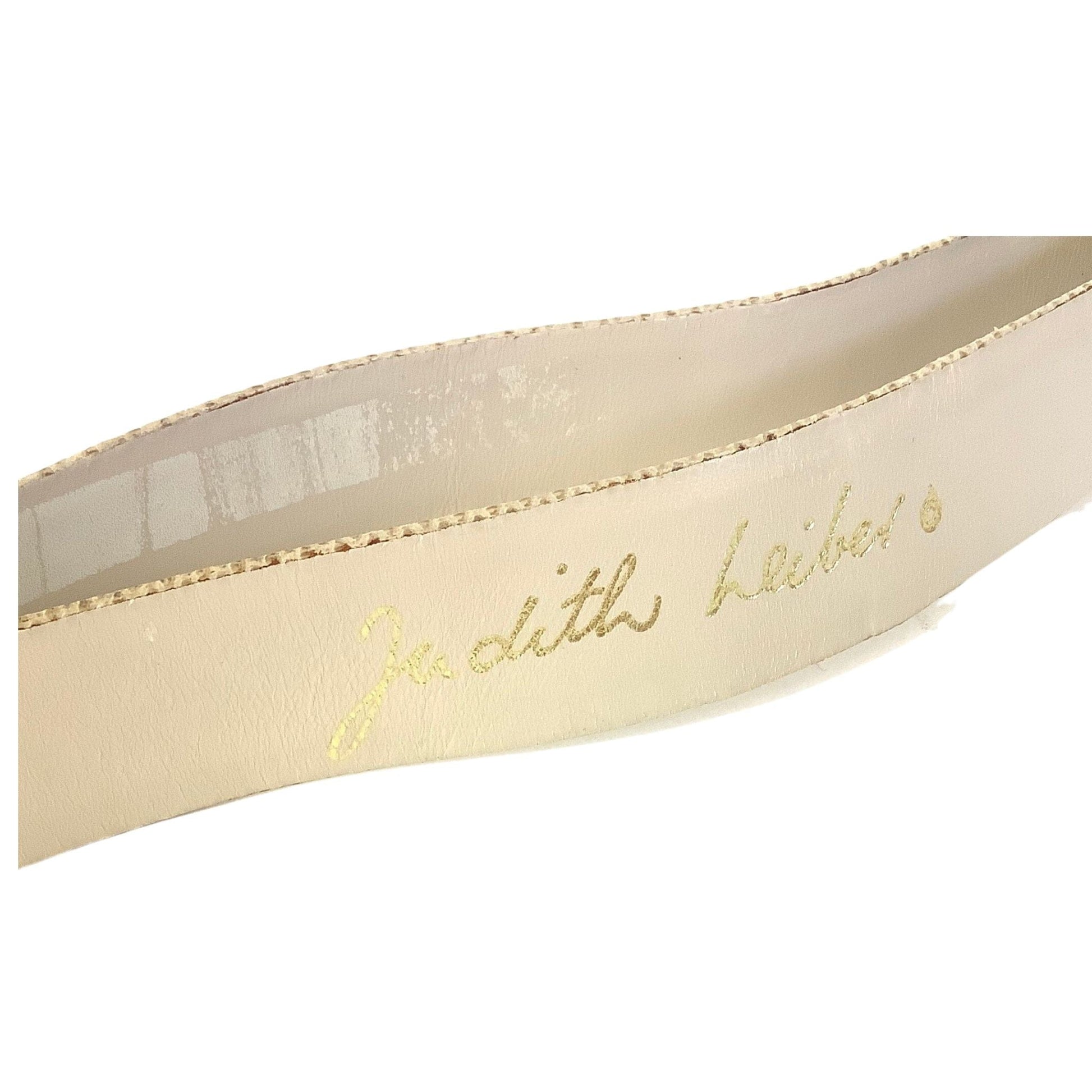 Judith Leiber Belt Small / Gold / Vintage 1990s