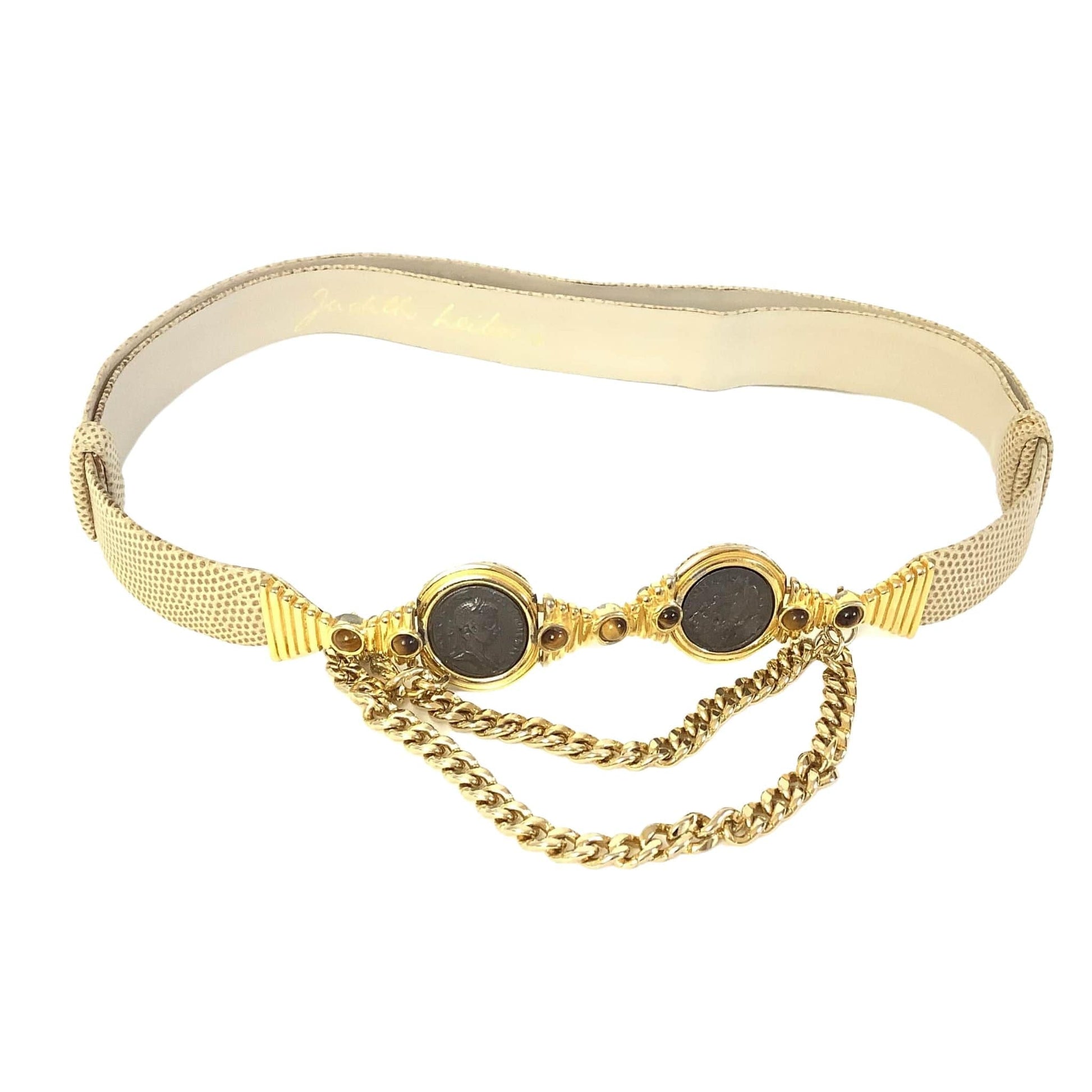 Judith Leiber Belt Small / Gold / Vintage 1990s