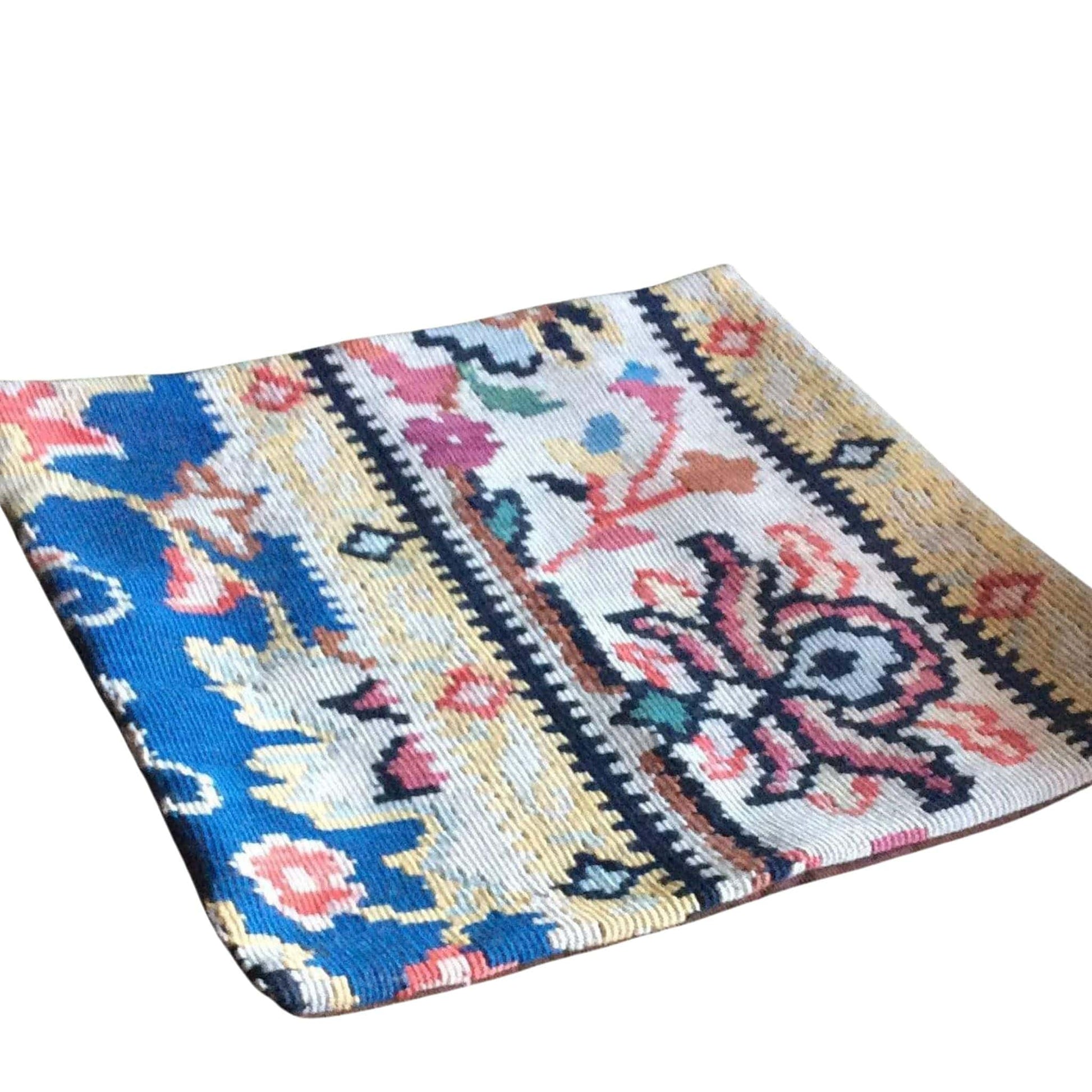 Kilim Turkey Pillow Cover Multi / Wool / Rustic