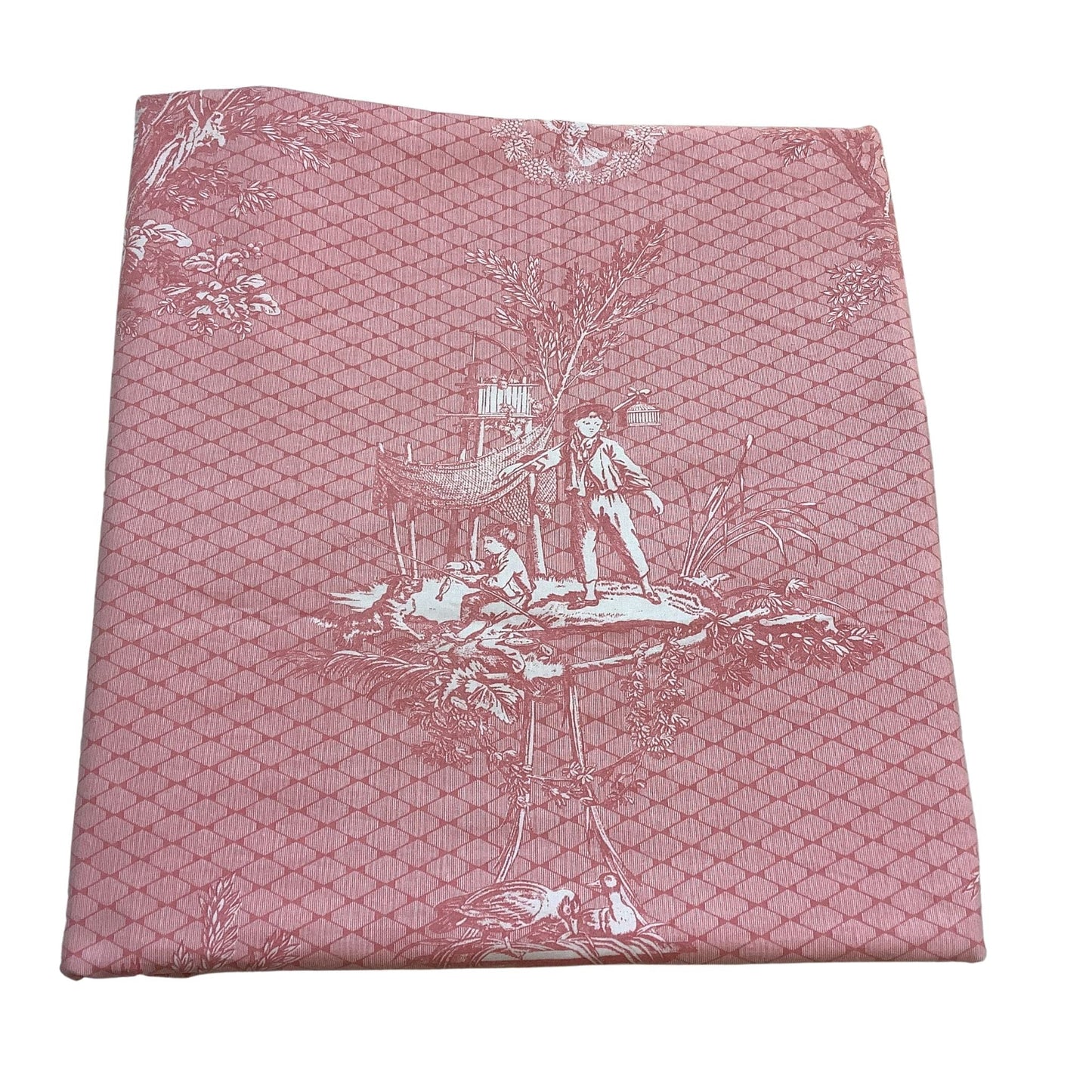 Kingsmead Pastoral Fabric Dusty Rose / Cotton / Baroque