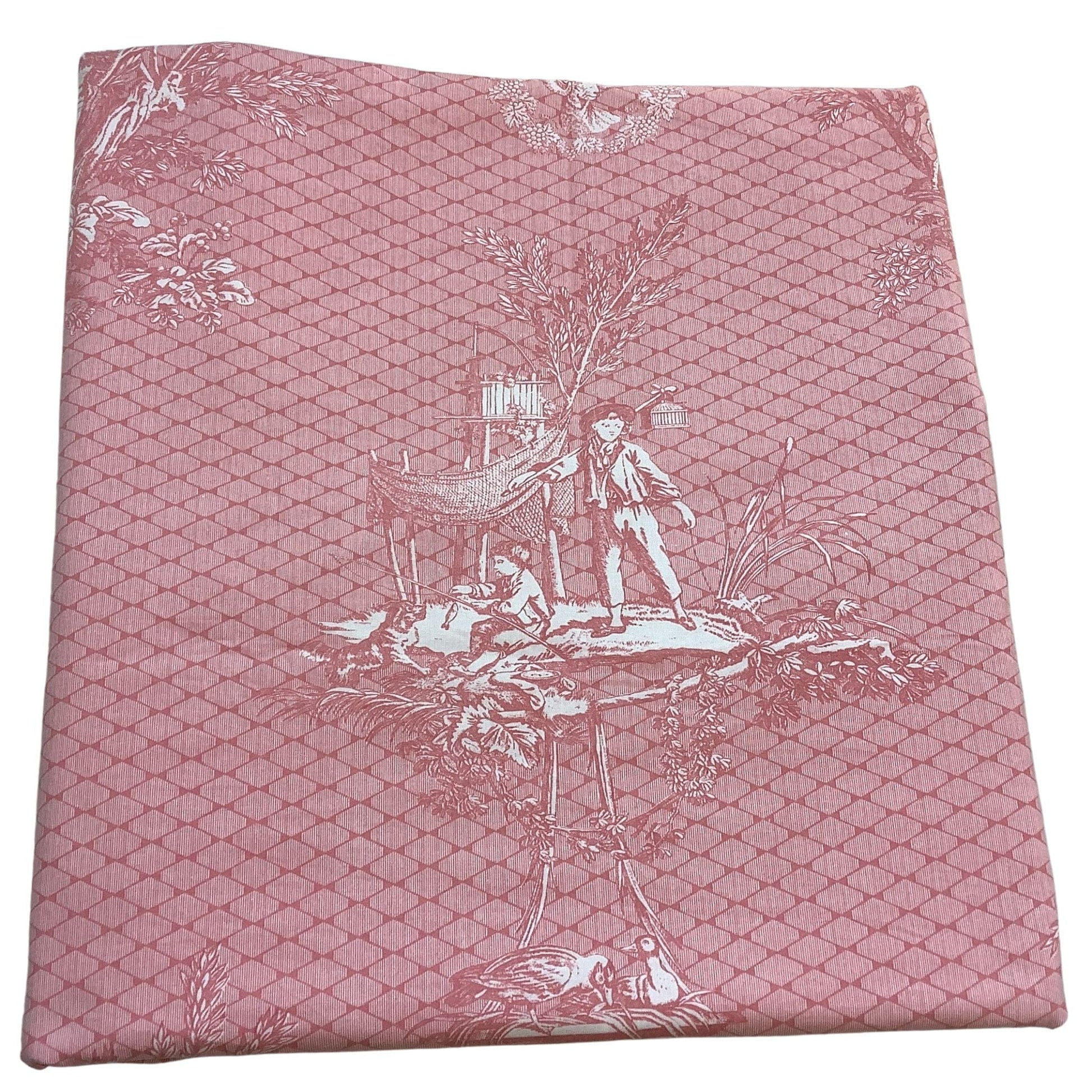 Kingsmead Pastoral Fabric Dusty Rose / Cotton / Baroque