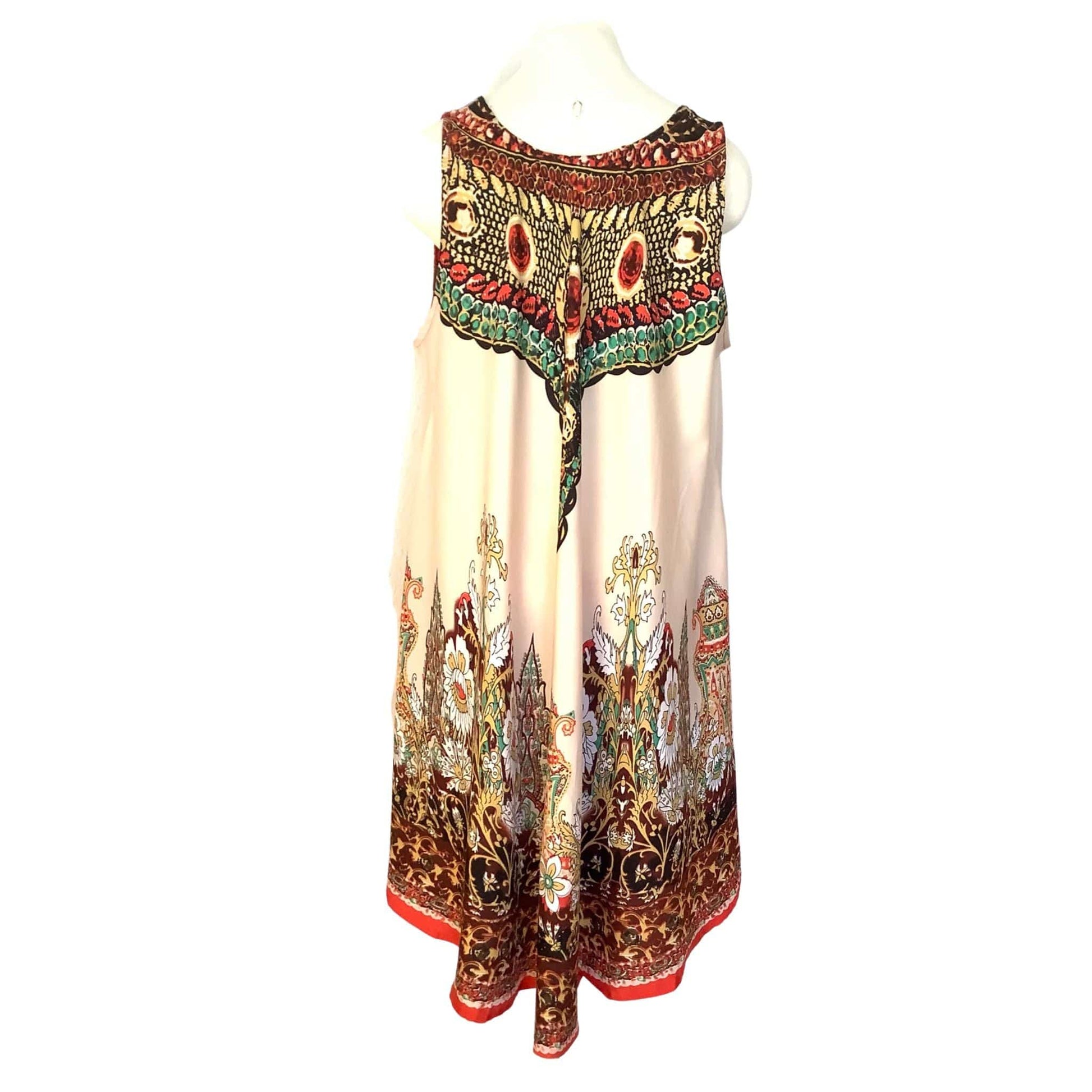 Lapogee Dress Ethnic Tribal Extra Large / Multi / Y2K - Now