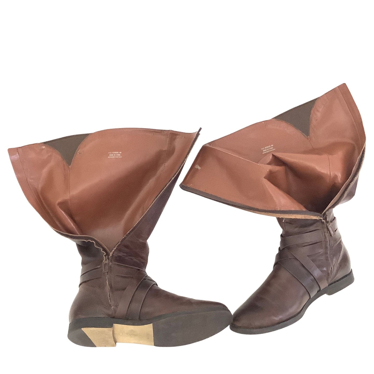 Leather Riding Boots 8 / Brown / Y2K - Now