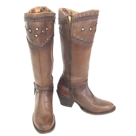 Leather Western Boots 7 / Brown / Y2K - Now