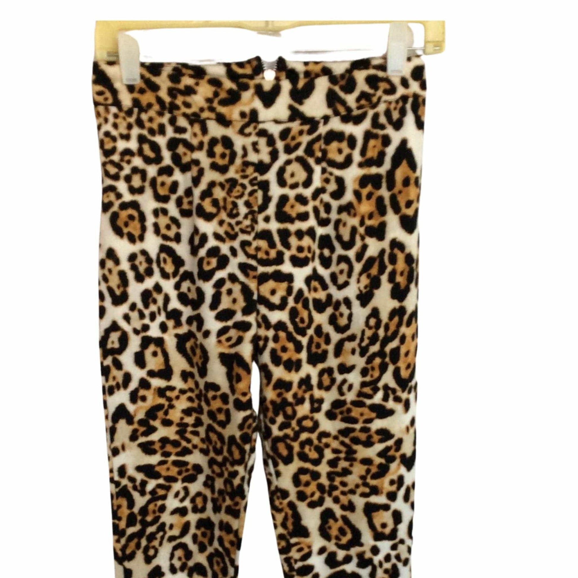 Leopard Print Leggings Small / Multi / Vintage 1990s