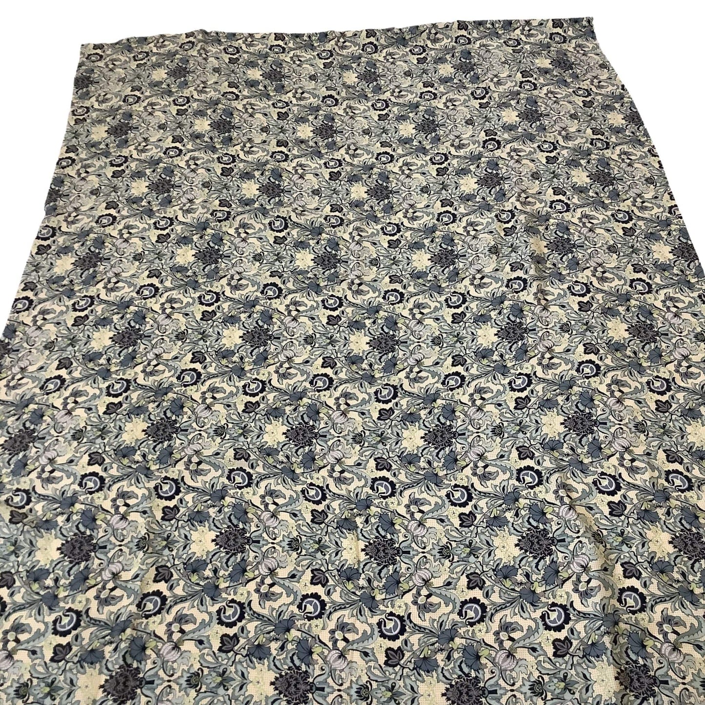 Liberty Silk Fabric Multi / Silk / Vintage 1970s
