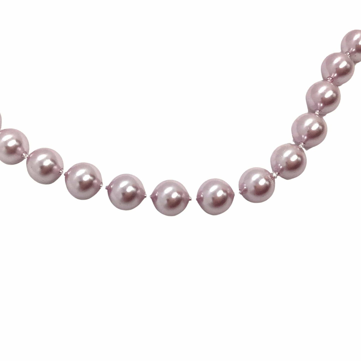 Lilac Pearl Necklace Lilac / Synthetic / Romantic