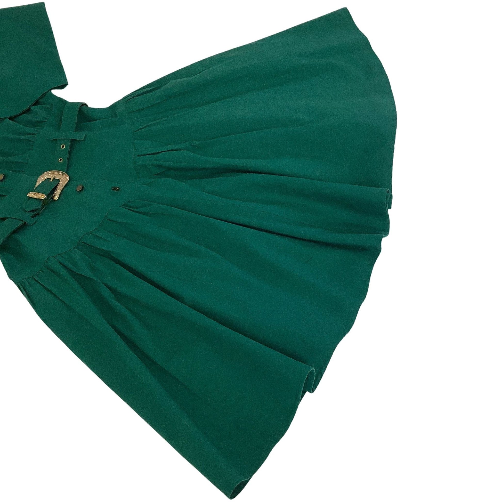 Lilia Smitty Green Dress Small / Green / Western