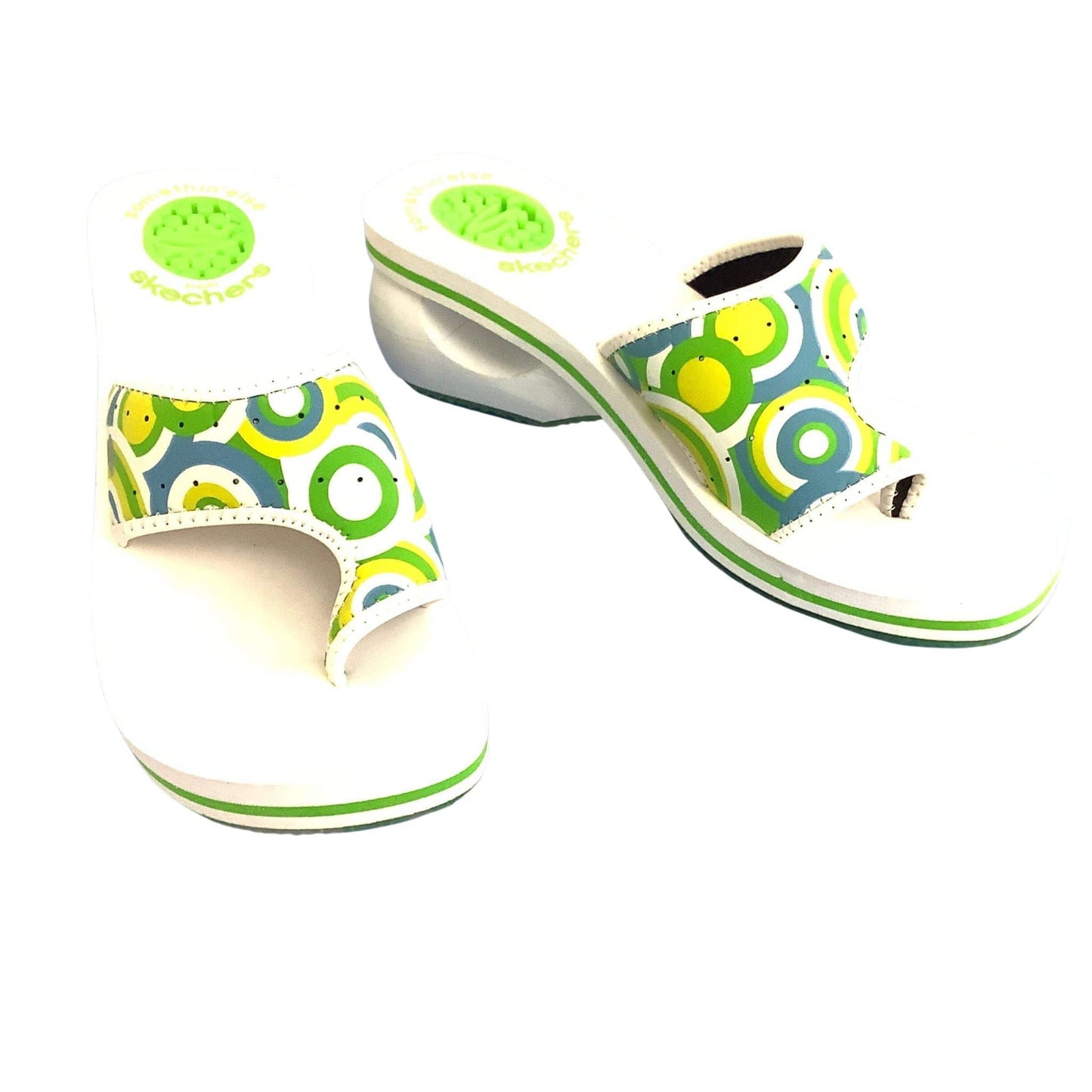 Lime Skechers Sandals 9 / Multi / Y2K - Now