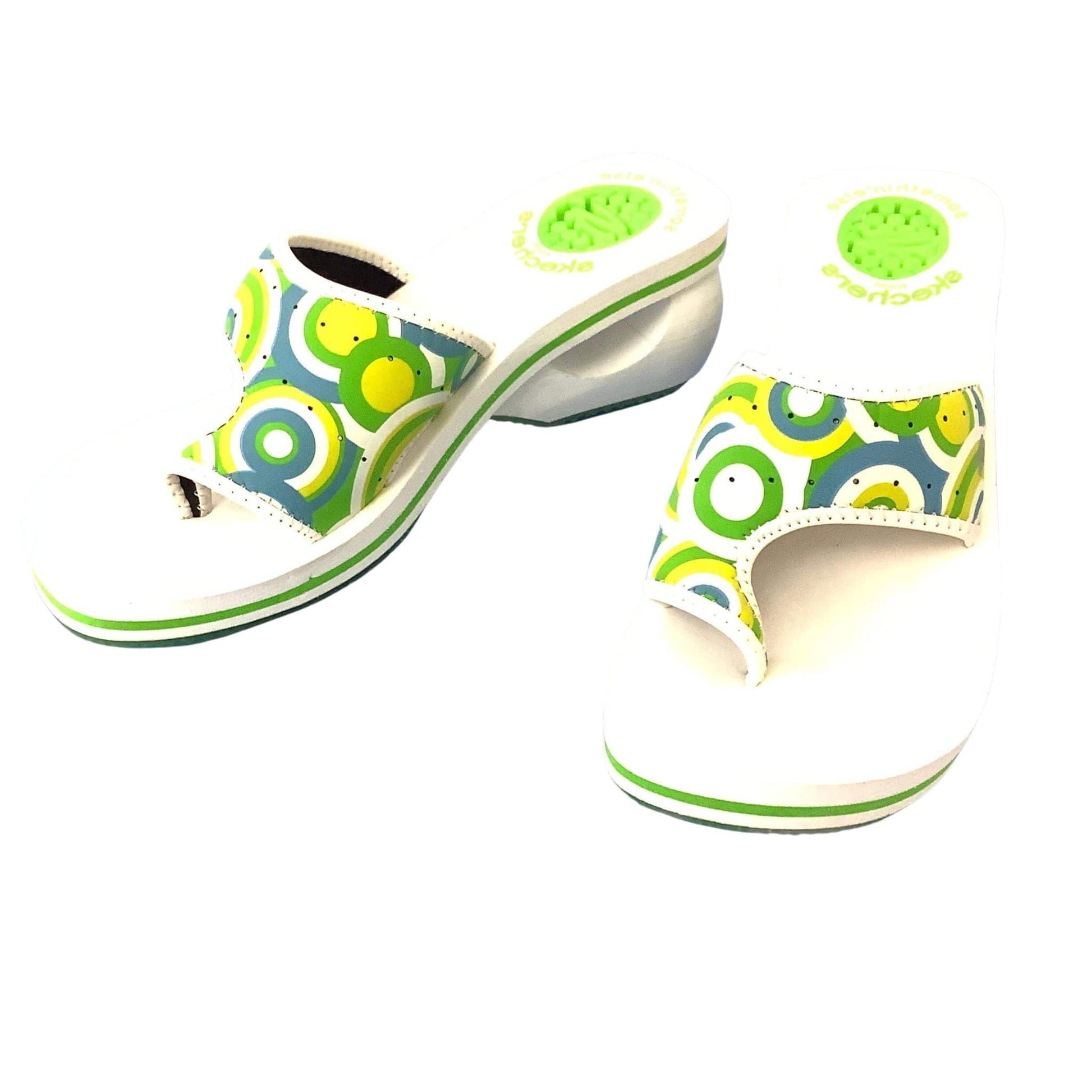 Lime Skechers Sandals 9 / Multi / Y2K - Now