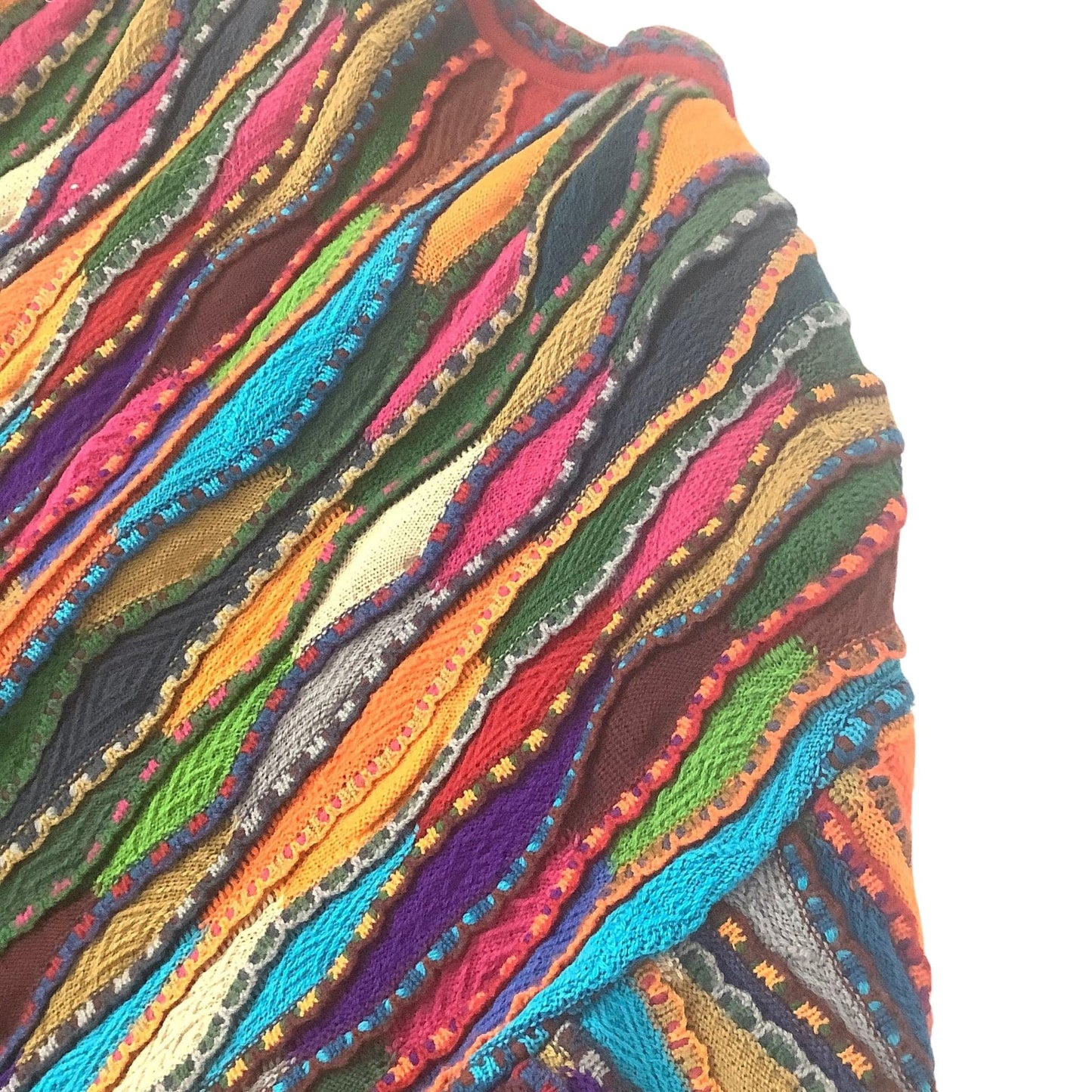 Limnos Wool Cardigan Medium / Multi / Vintage 1990s