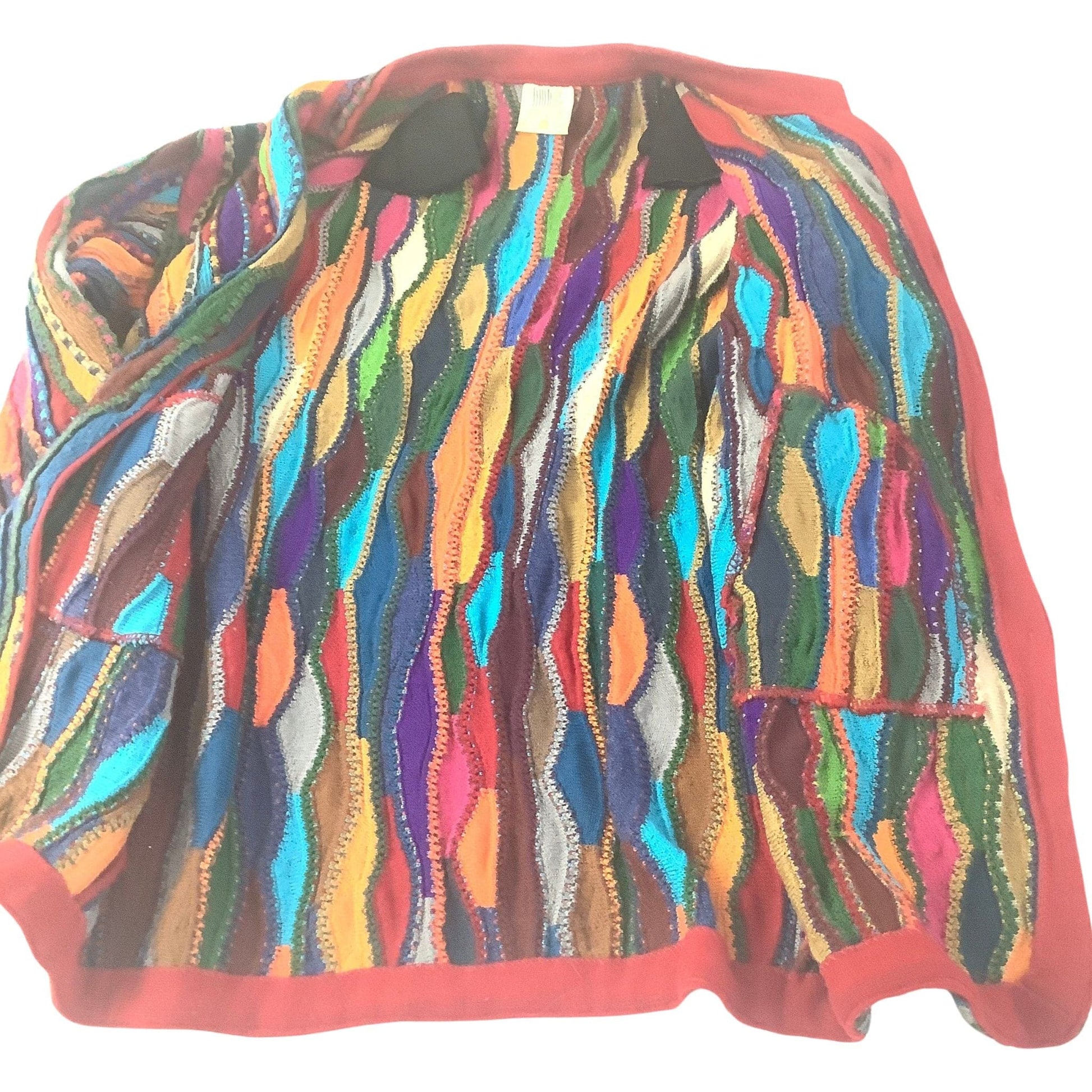 Limnos Wool Cardigan Medium / Multi / Vintage 1990s