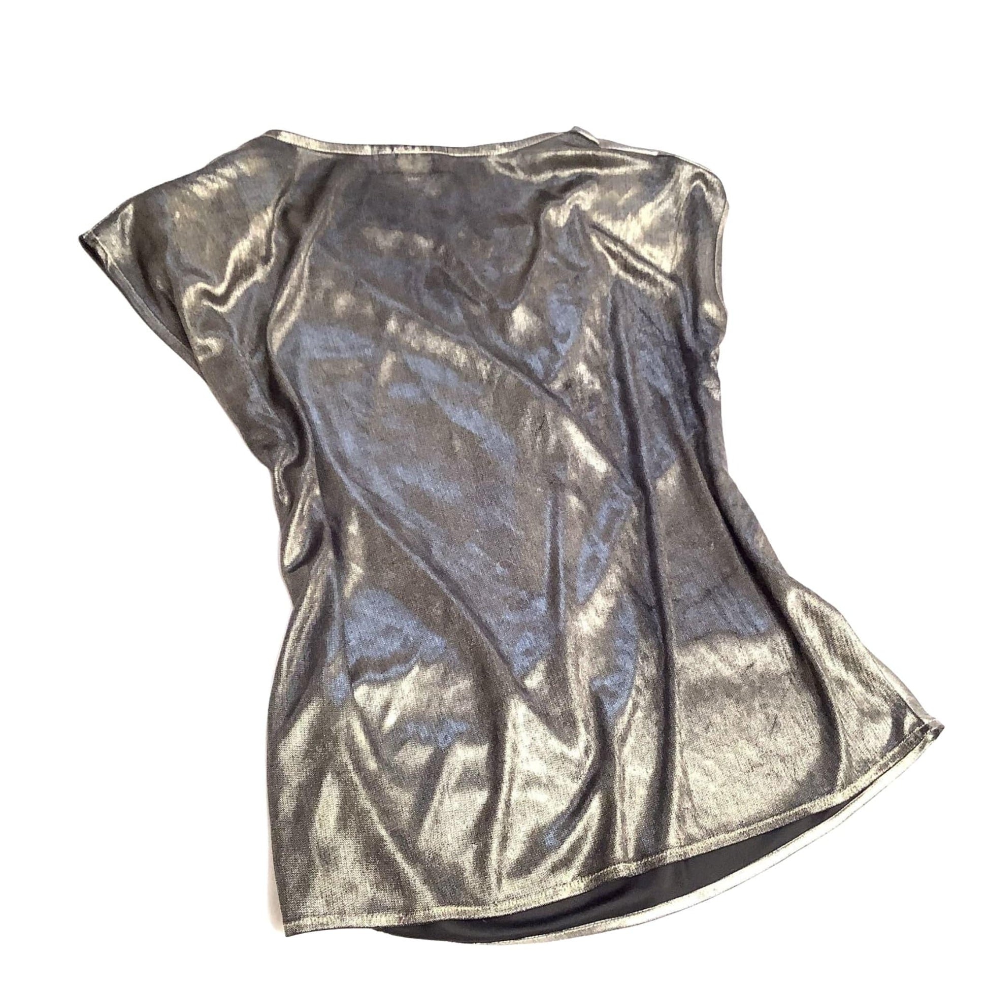 Liquid Silver Vintage Top Small / Silver / Vintage 1980s