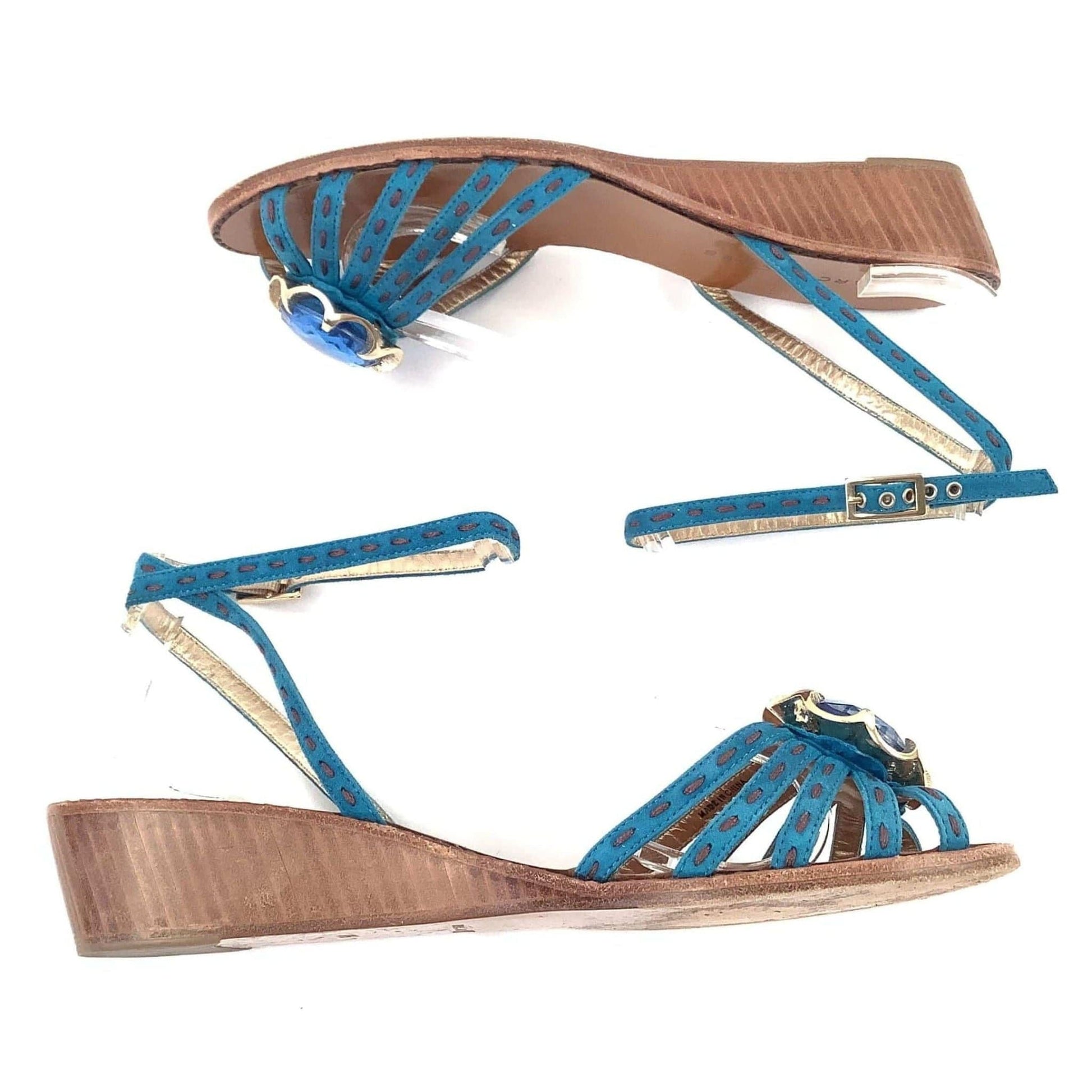 Marc Jacobs Blue Sandals 8.5 / Blue / Y2K - Now