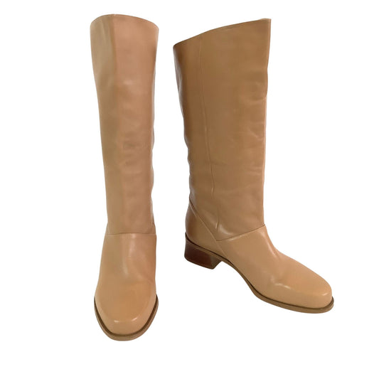 Markon Flat Leather Boots Tan / 8-W / Classic