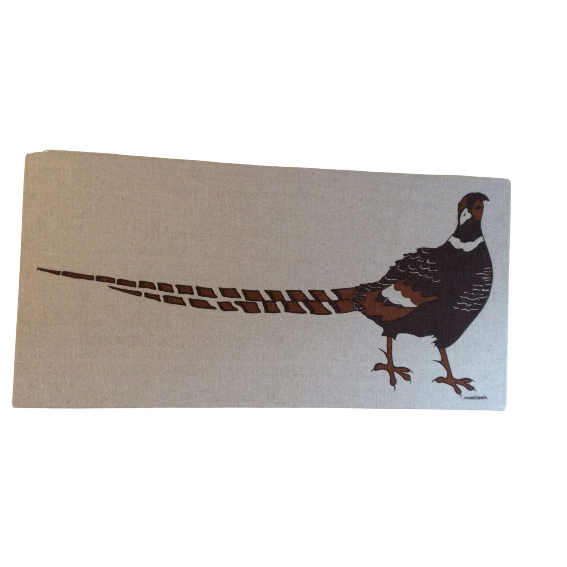 Marushka Pheasant Wall Decor Multi / Mixed / Vintage 1970s