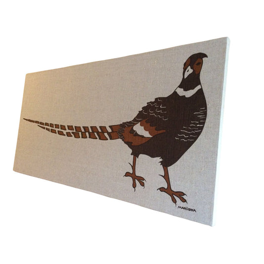 Marushka Pheasant Wall Decor Multi / Mixed / Vintage 1970s