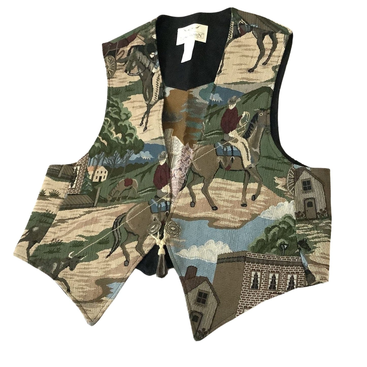 Men's Vintage Novelty Vest Medium / Multi / Vintage 1990s