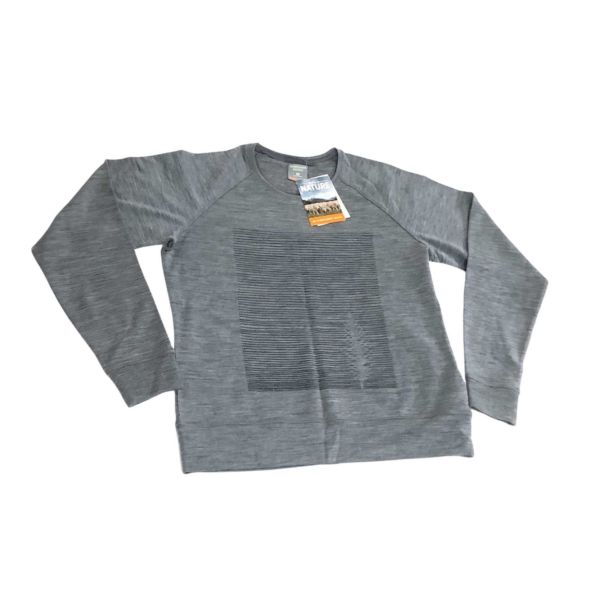 Merino Wool Crew Top Medium / Gray / Classic