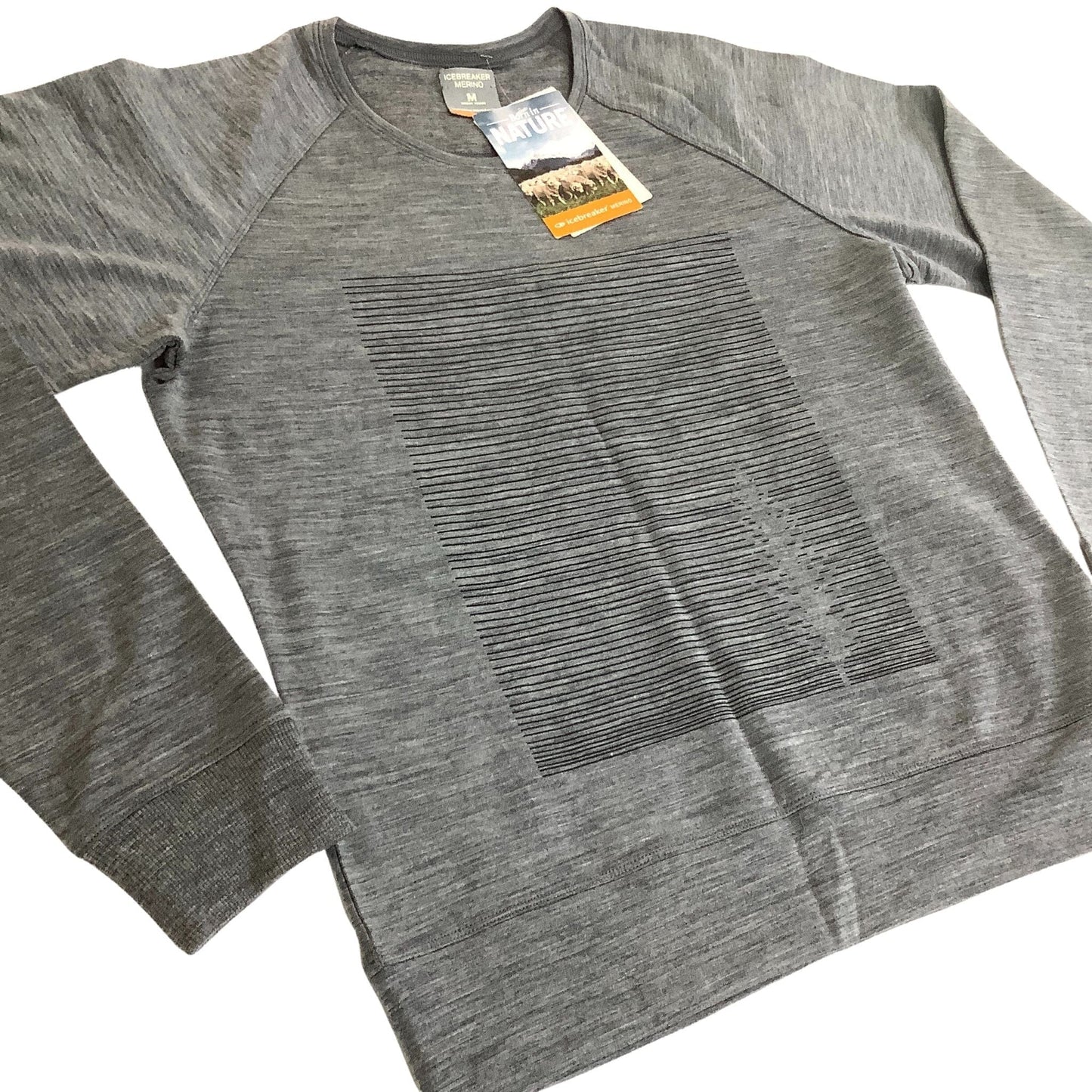 Merino Wool Crew Top Medium / Gray / Classic