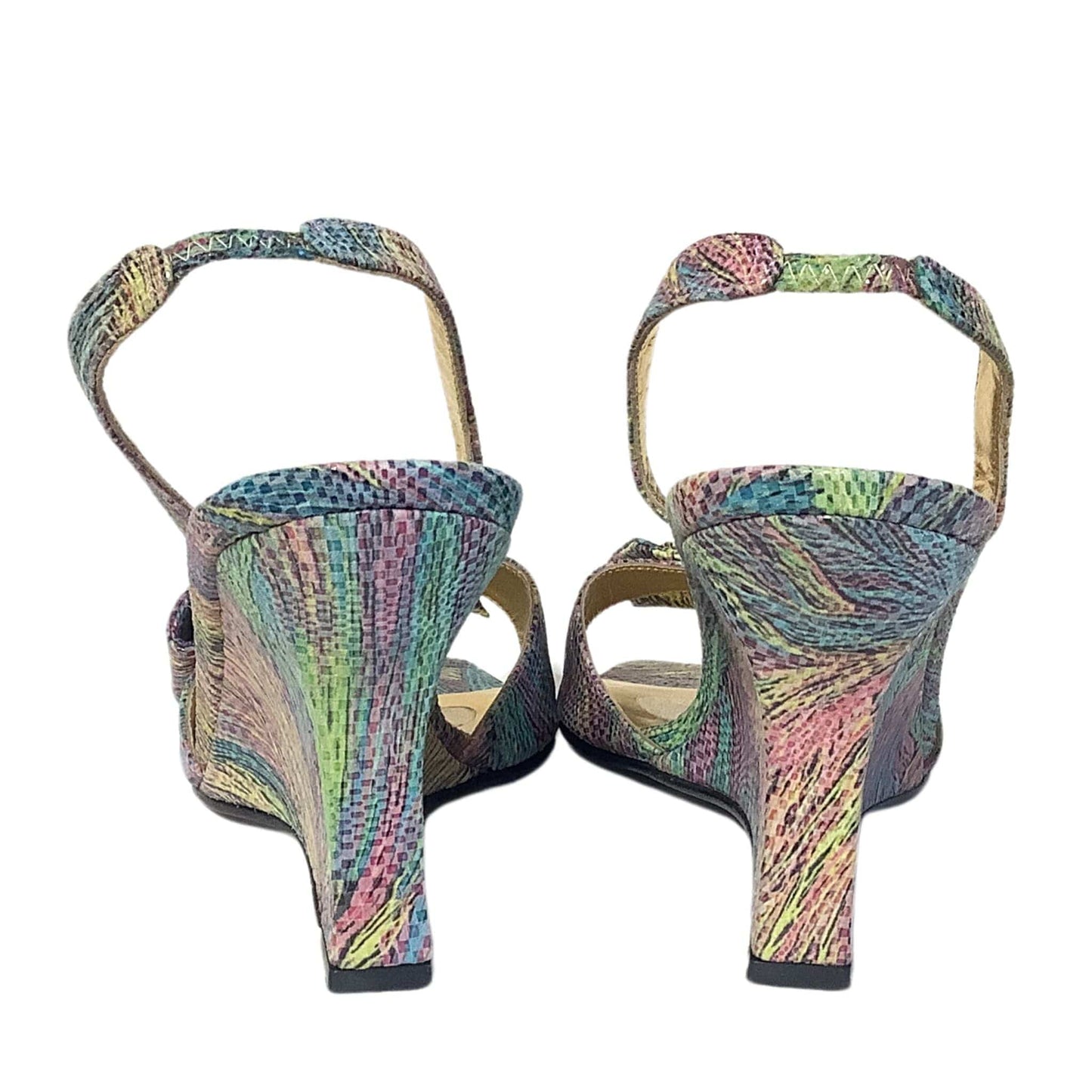 Mermaid-Style Y2K Heels 8 / Multicolor / Wedge heels