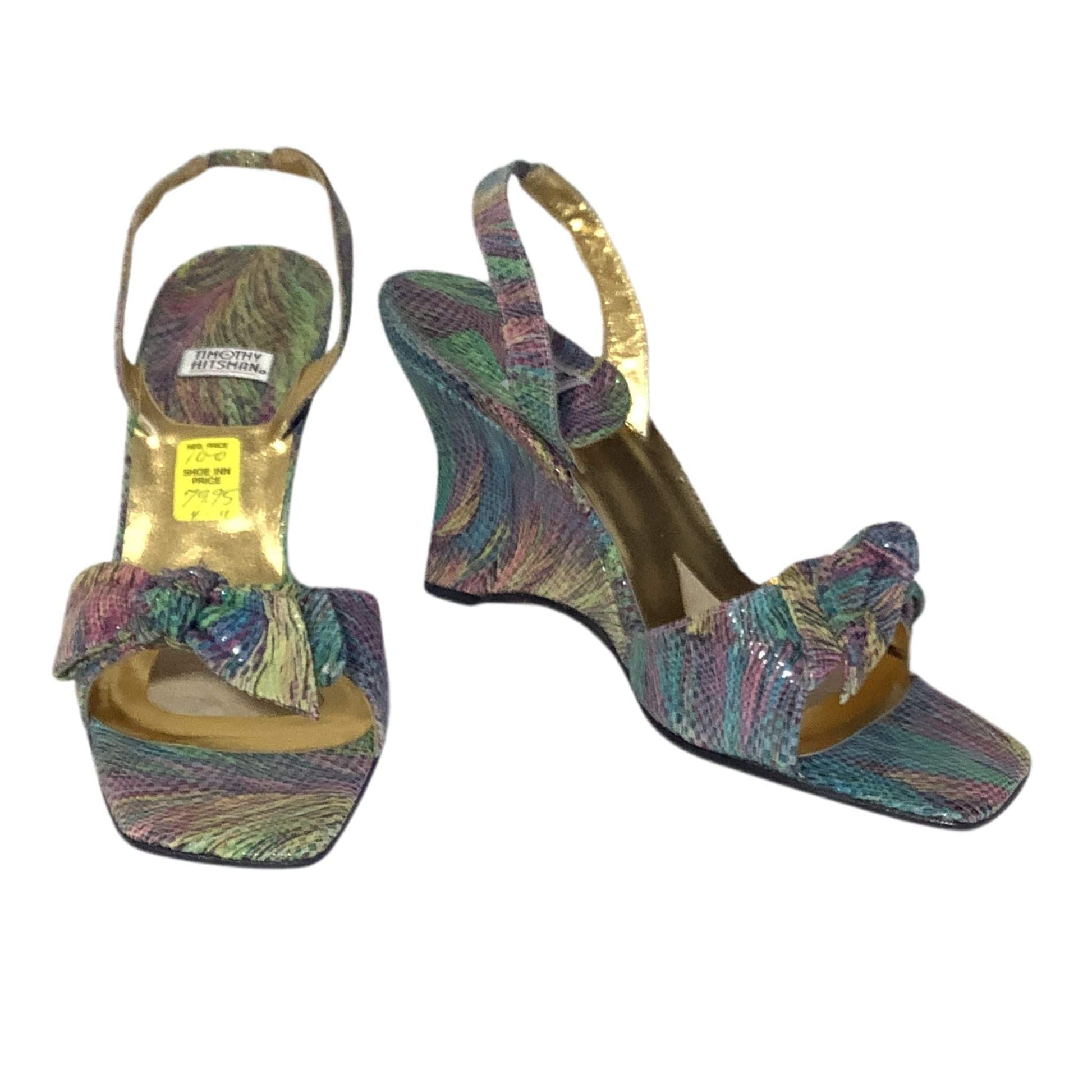 Mermaid-Style Y2K Heels 8 / Multicolor / Wedge heels