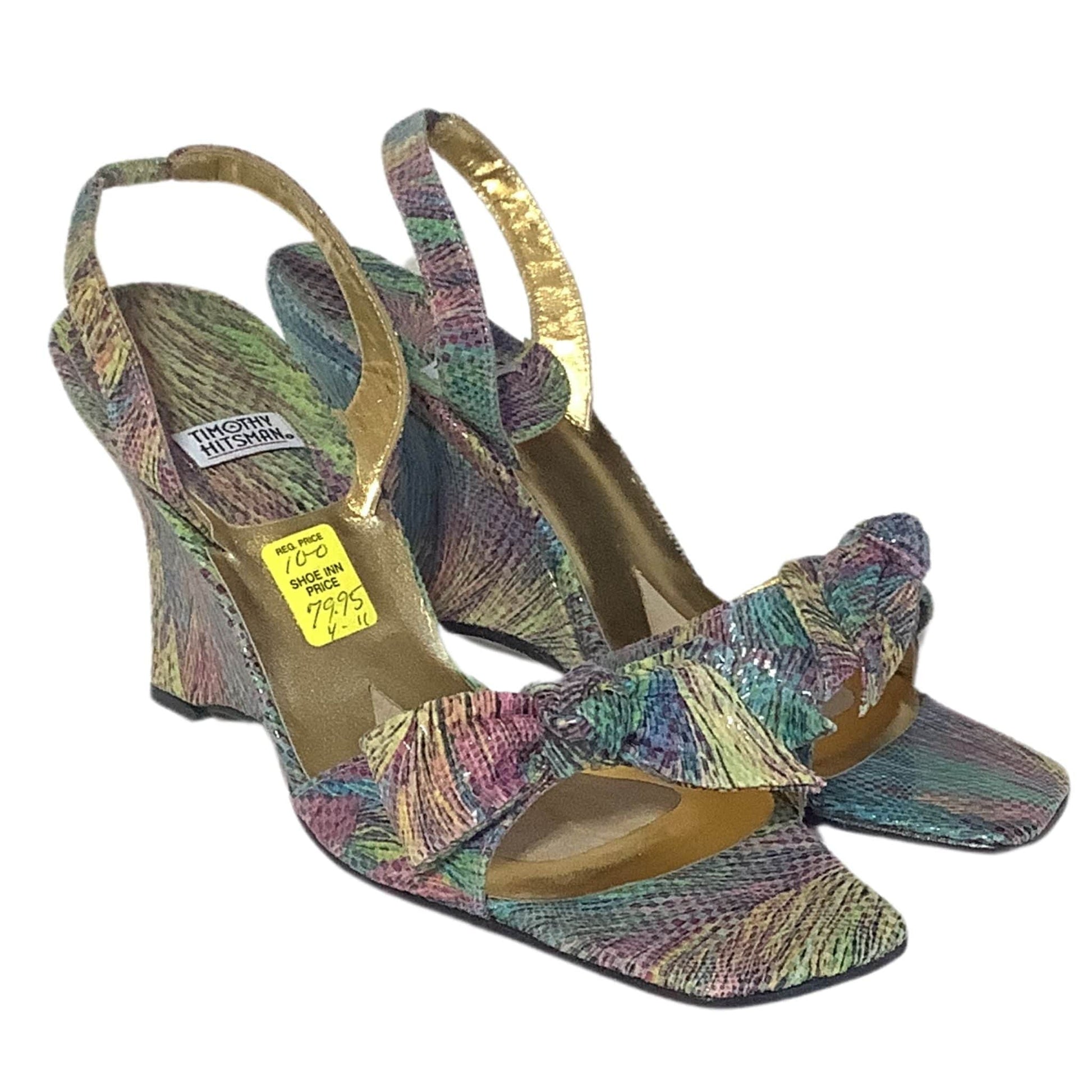 Mermaid-Style Y2K Heels 8 / Multicolor / Wedge heels