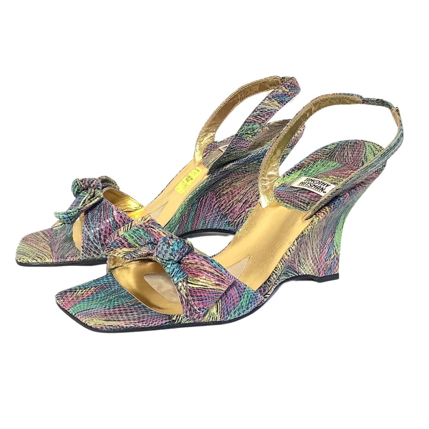 Mermaid-Style Y2K Heels 8 / Multicolor / Wedge heels