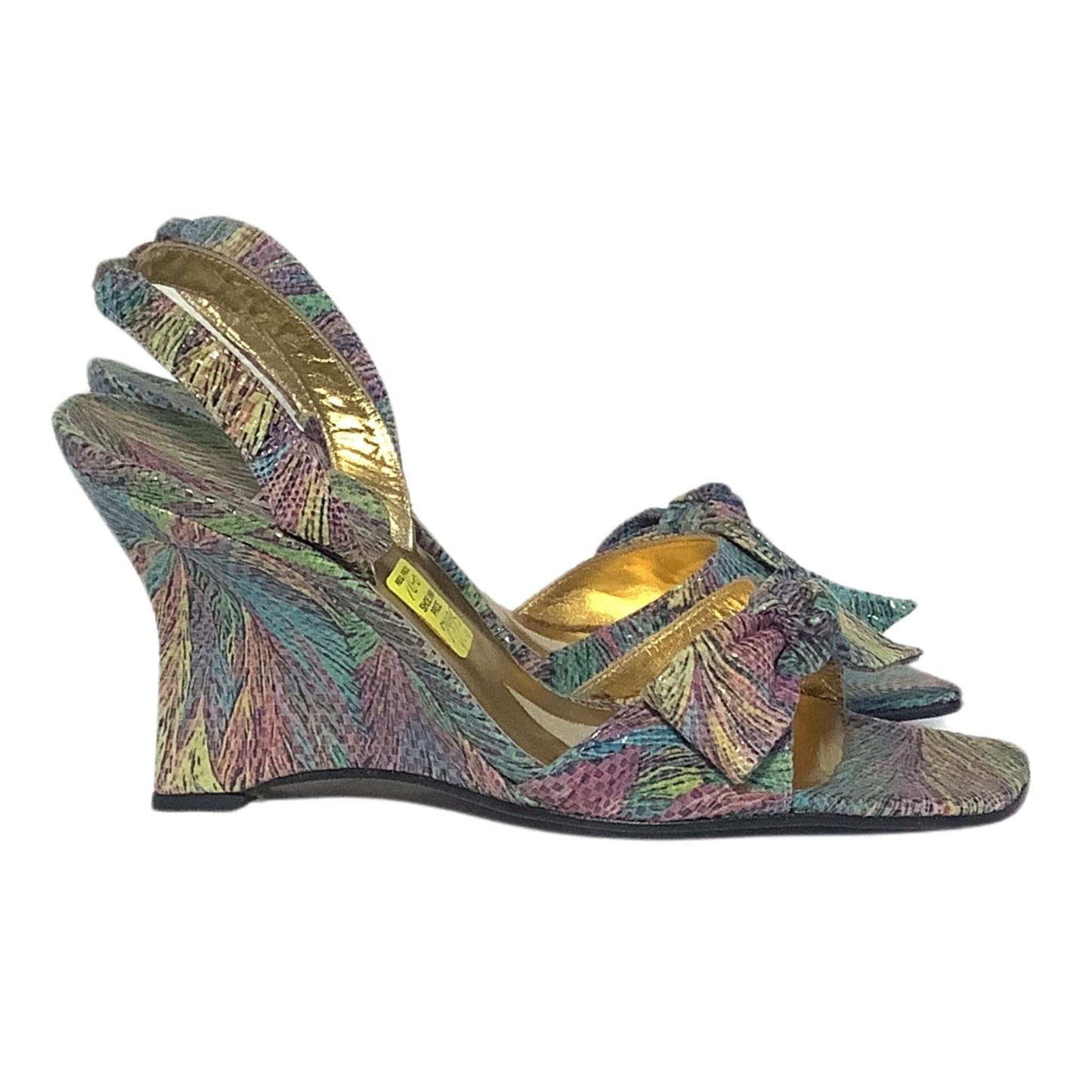 Mermaid-Style Y2K Heels 8 / Multicolor / Wedge heels