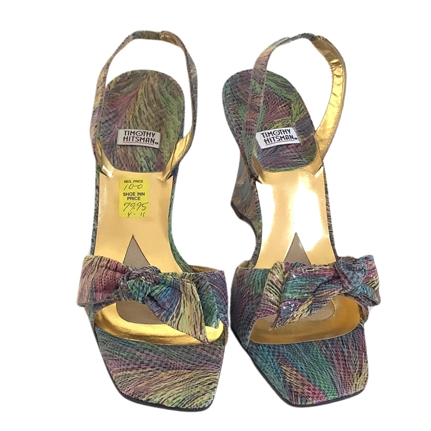 Mermaid-Style Y2K Heels 8 / Multicolor / Wedge heels