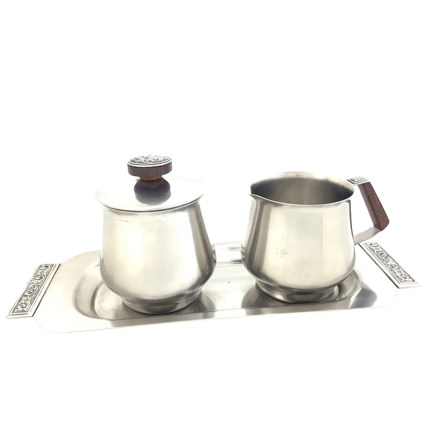 Mid Century Coffee Set Stainless / Stainless / Vintage 1950s