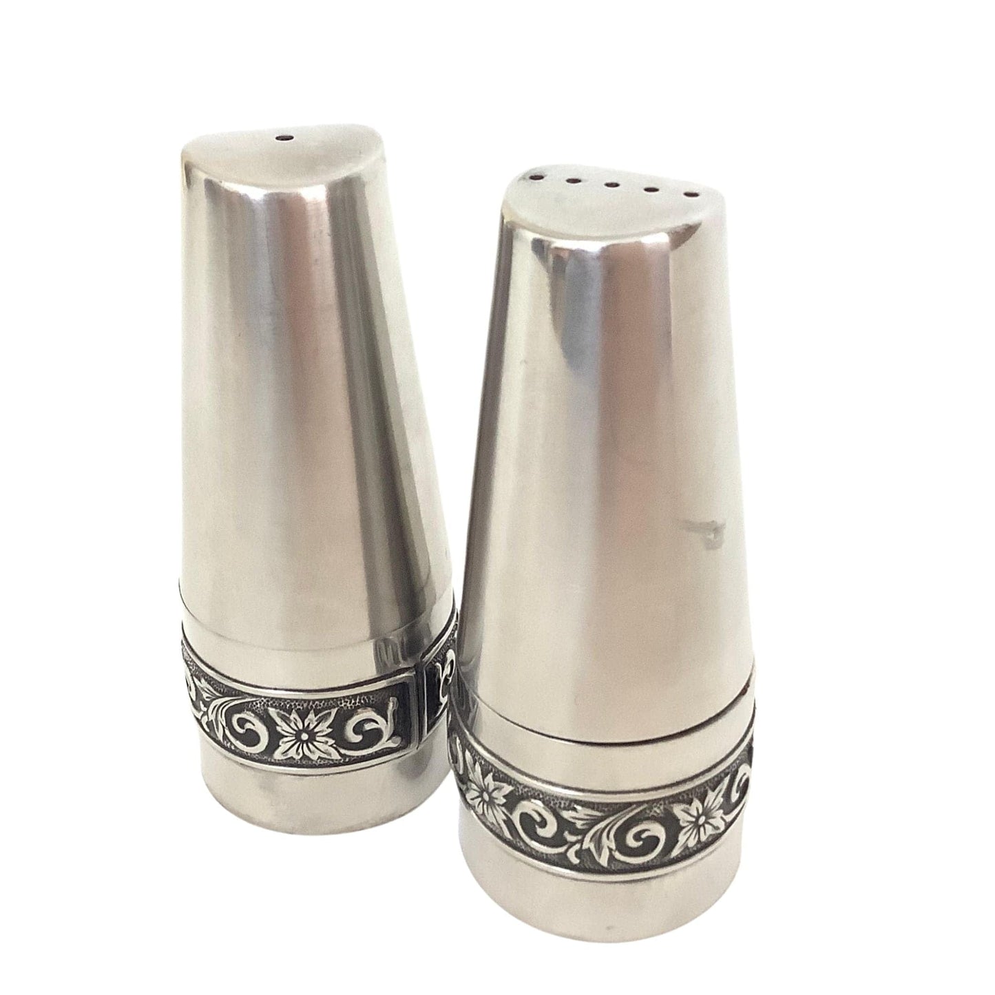 Mid Century S&P Shakers Silver / Stainless / 1950s