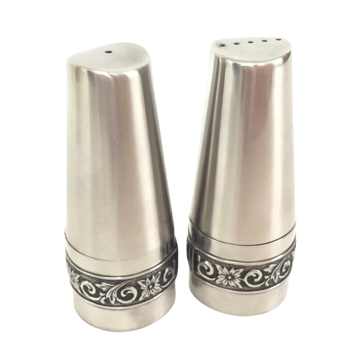 Mid Century S&P Shakers Silver / Stainless / 1950s