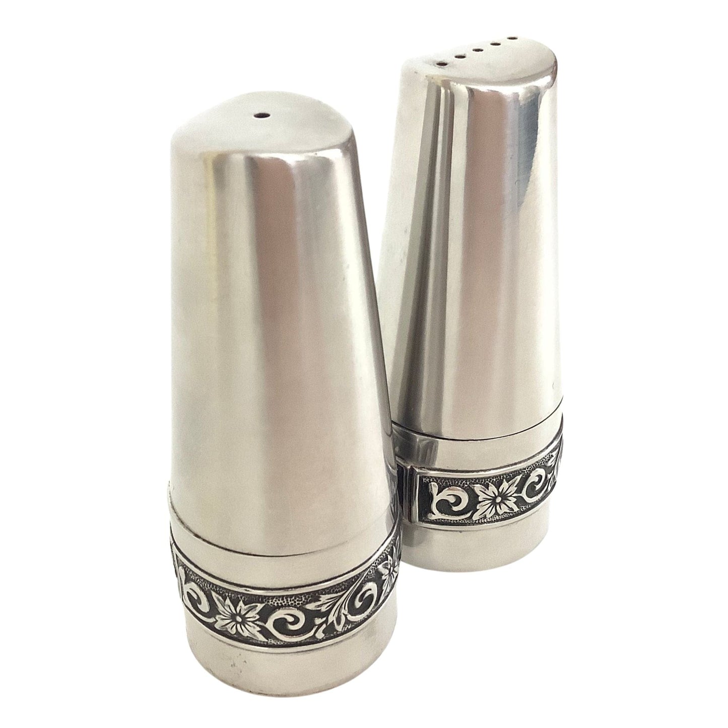 Mid Century S&P Shakers Silver / Stainless / 1950s