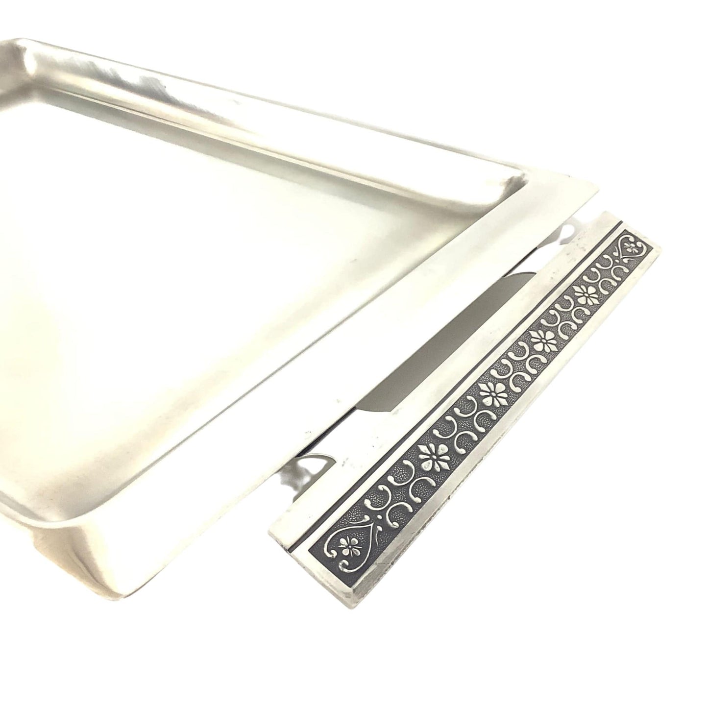 Mid Century Stainless Tray Stainless / Stainless Steel / Mid Century Modern
