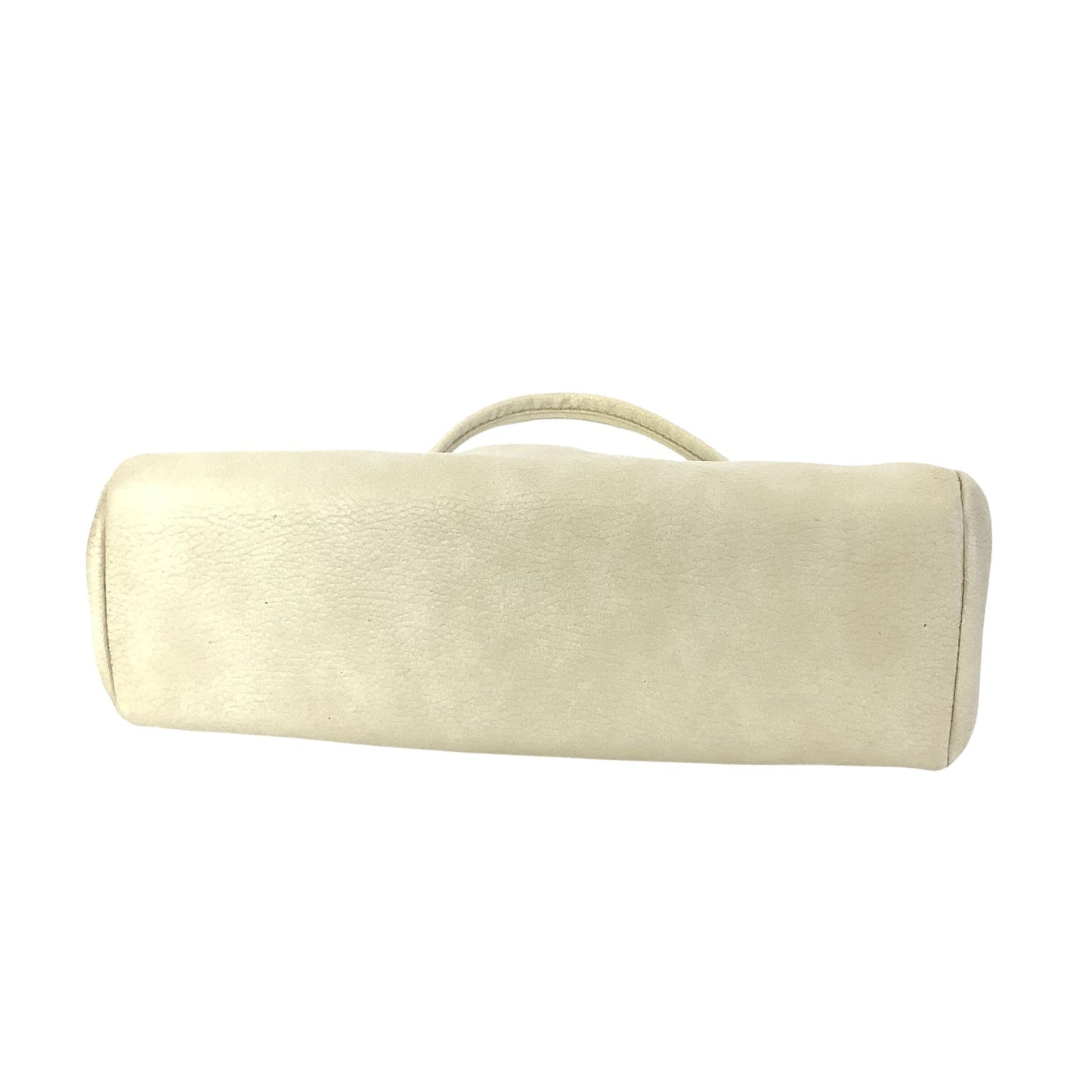 Mid Century White Bag White / Man Made / Vintage 1950s