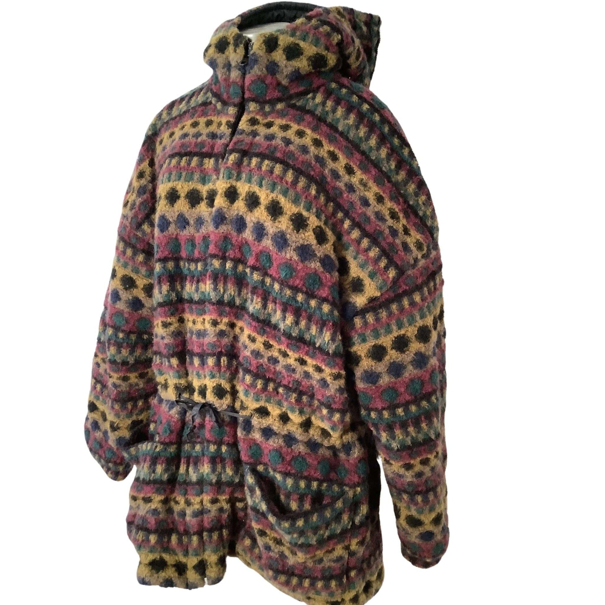 Missoni Mohair Hoodie Jacket Extra Large / Multi / Vintage 1990s